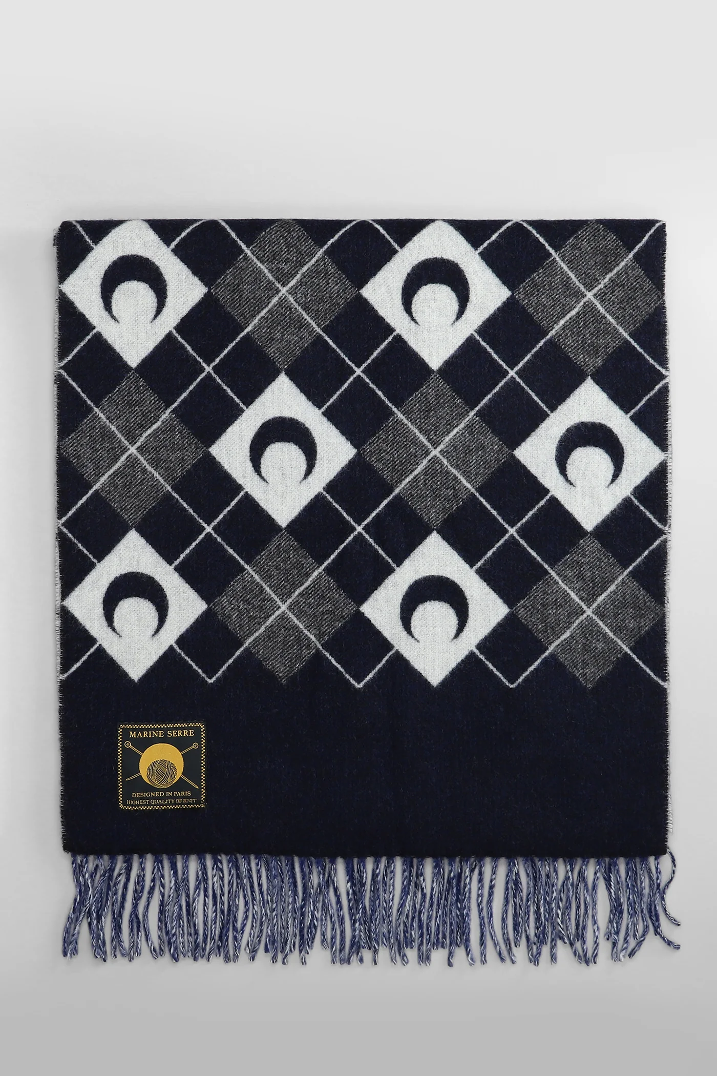 Scarve in black wool
