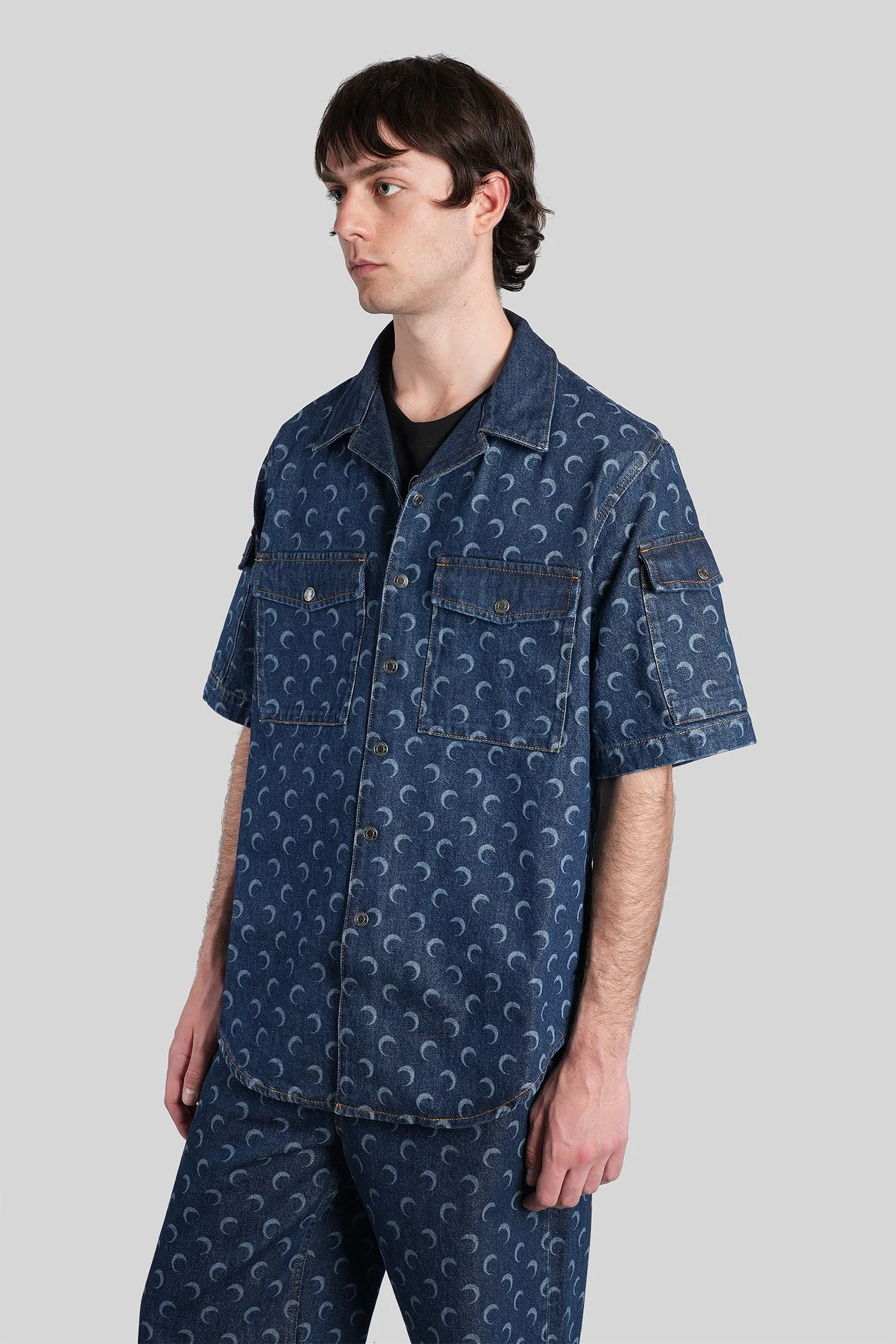 Shirt in blue denim - Image 4