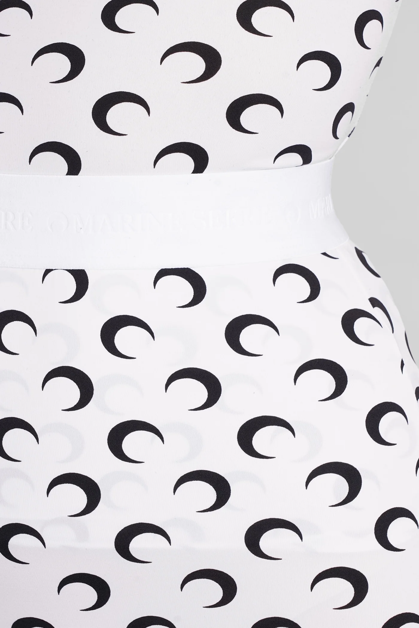 Shorts in white polyamide - Image 5