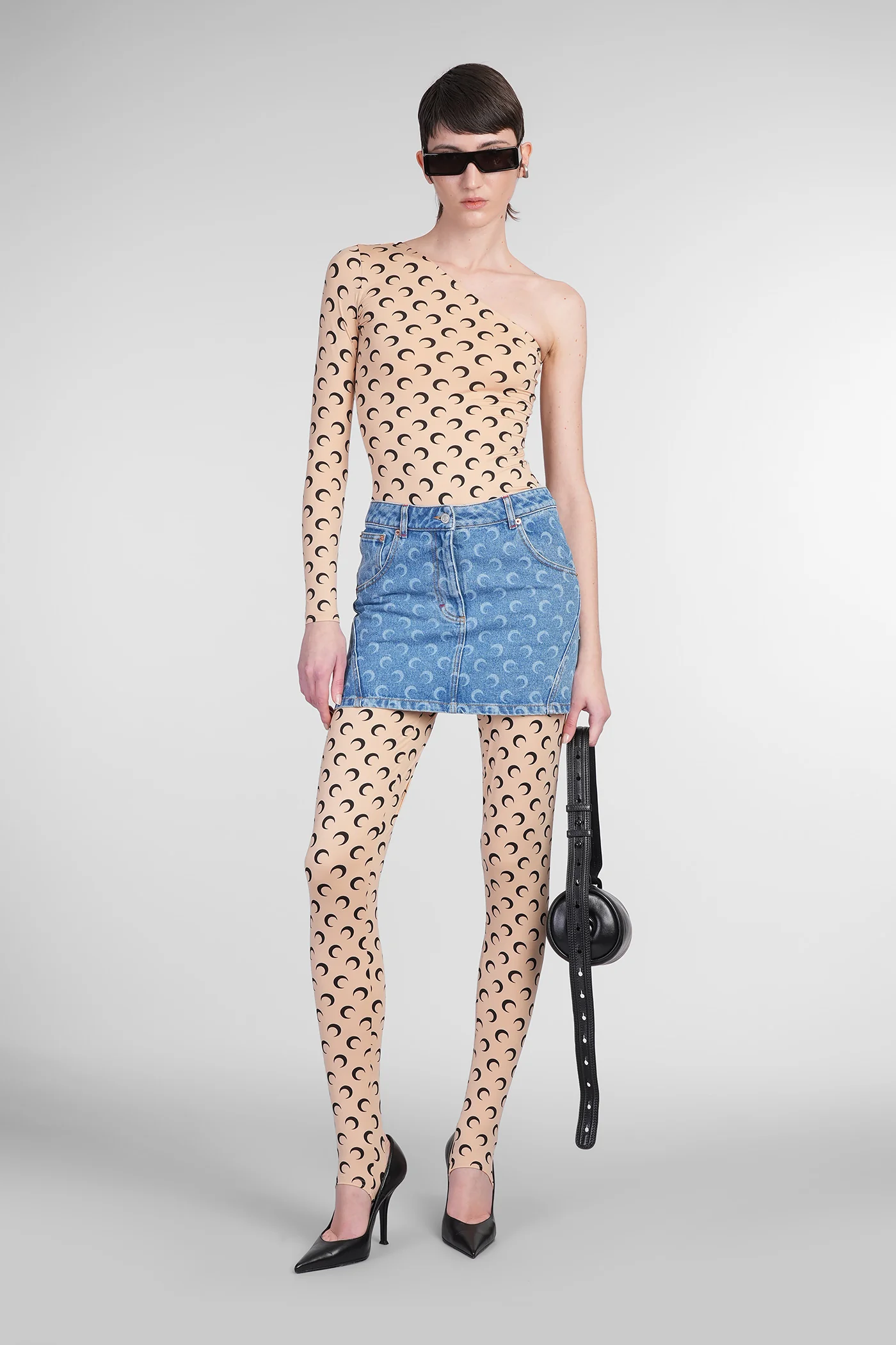 Skirt in blue cotton - Image 2
