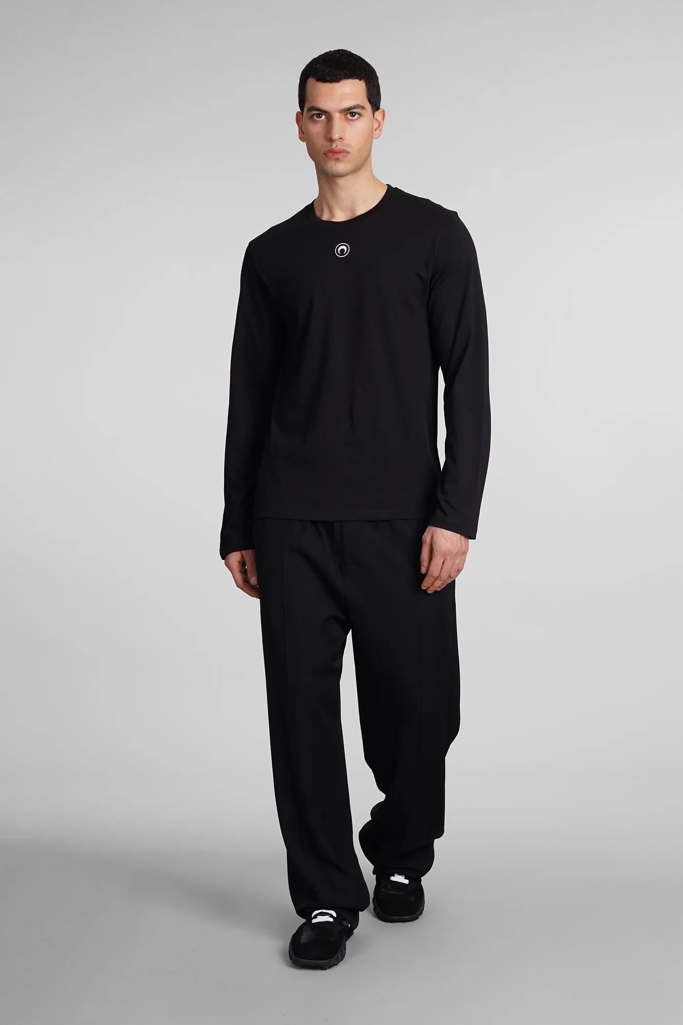 T-Shirt in black cotton - Image 2