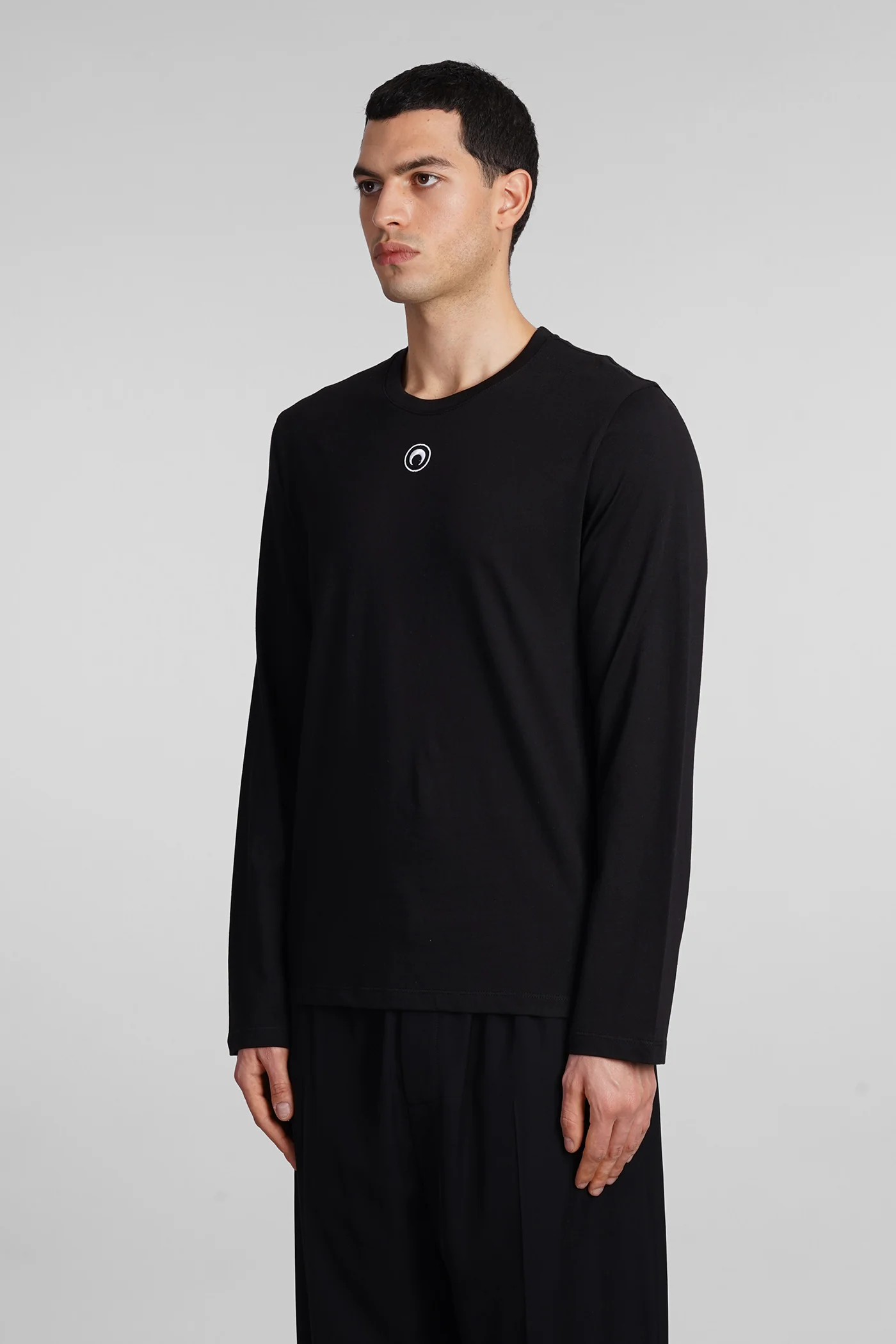 T-Shirt in black cotton - Image 4