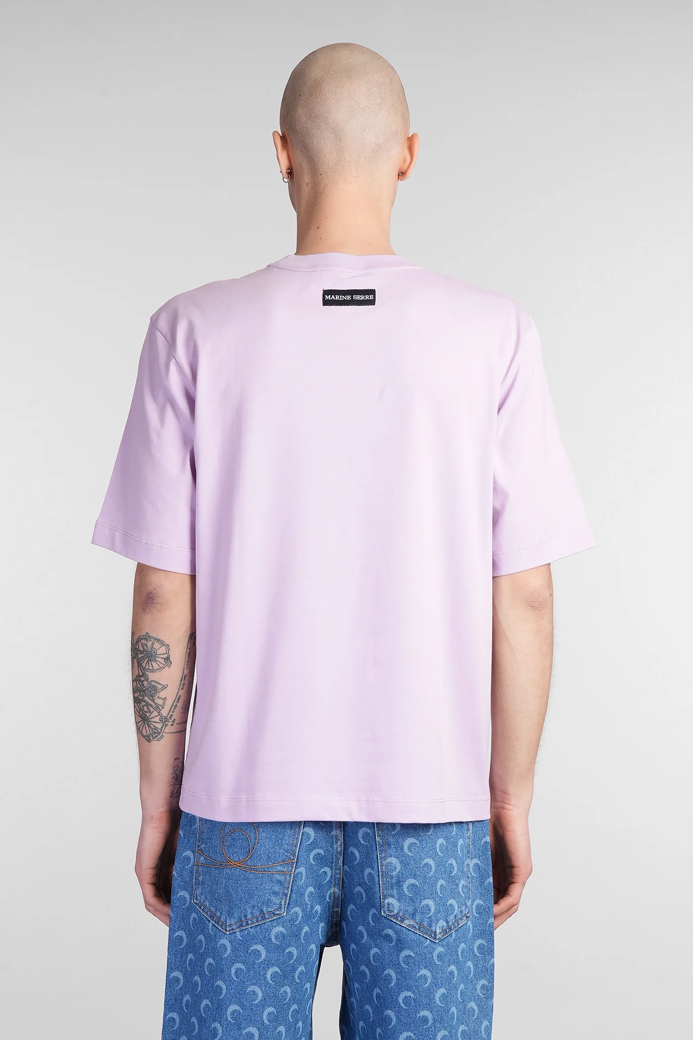 T-Shirt in Lilla cotton - Image 2