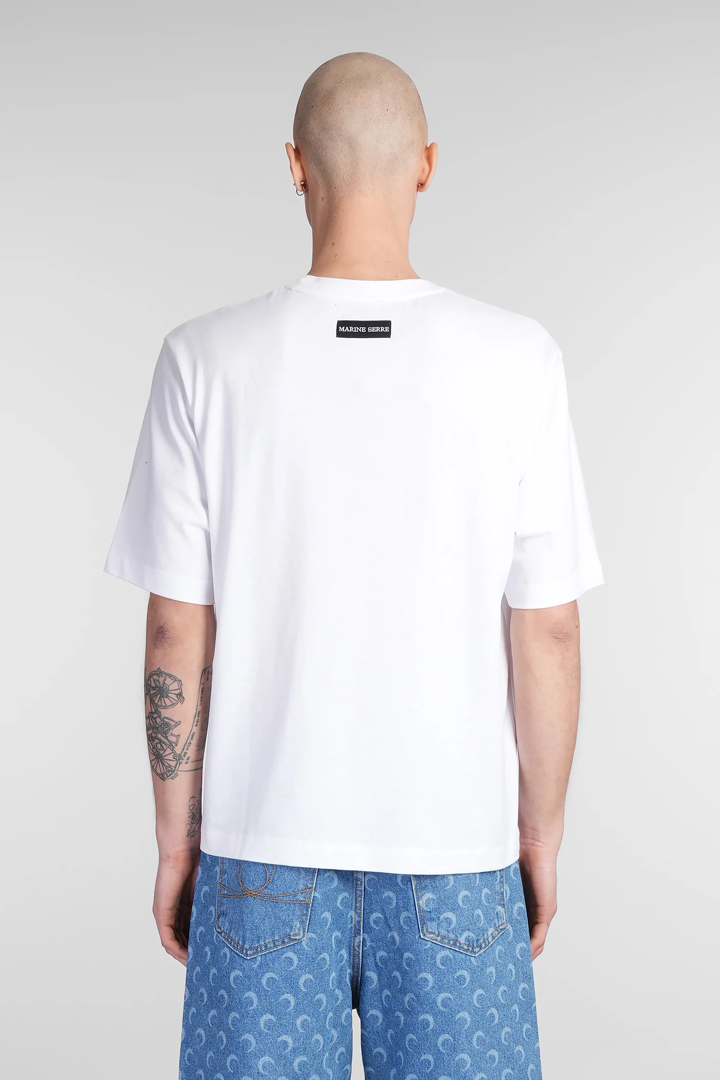 T-Shirt in white cotton - Image 3