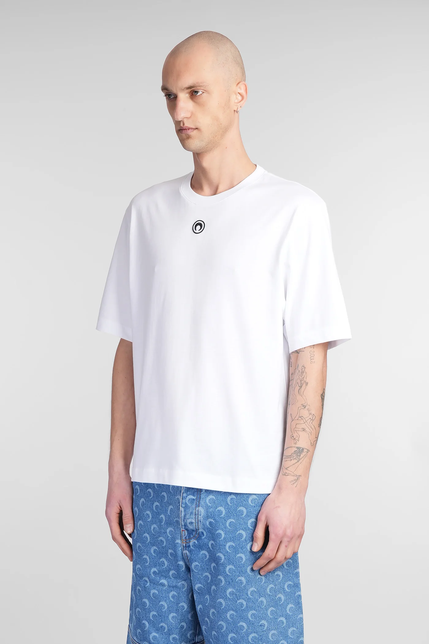 T-Shirt in white cotton - Image 4