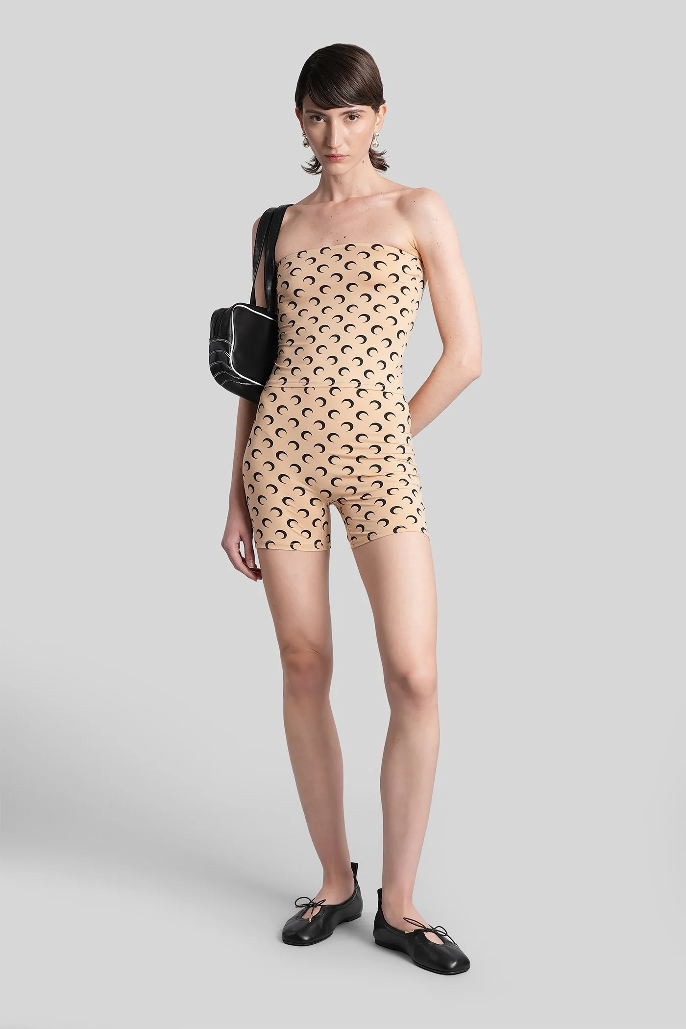 Topwear in beige polyamide - Image 2
