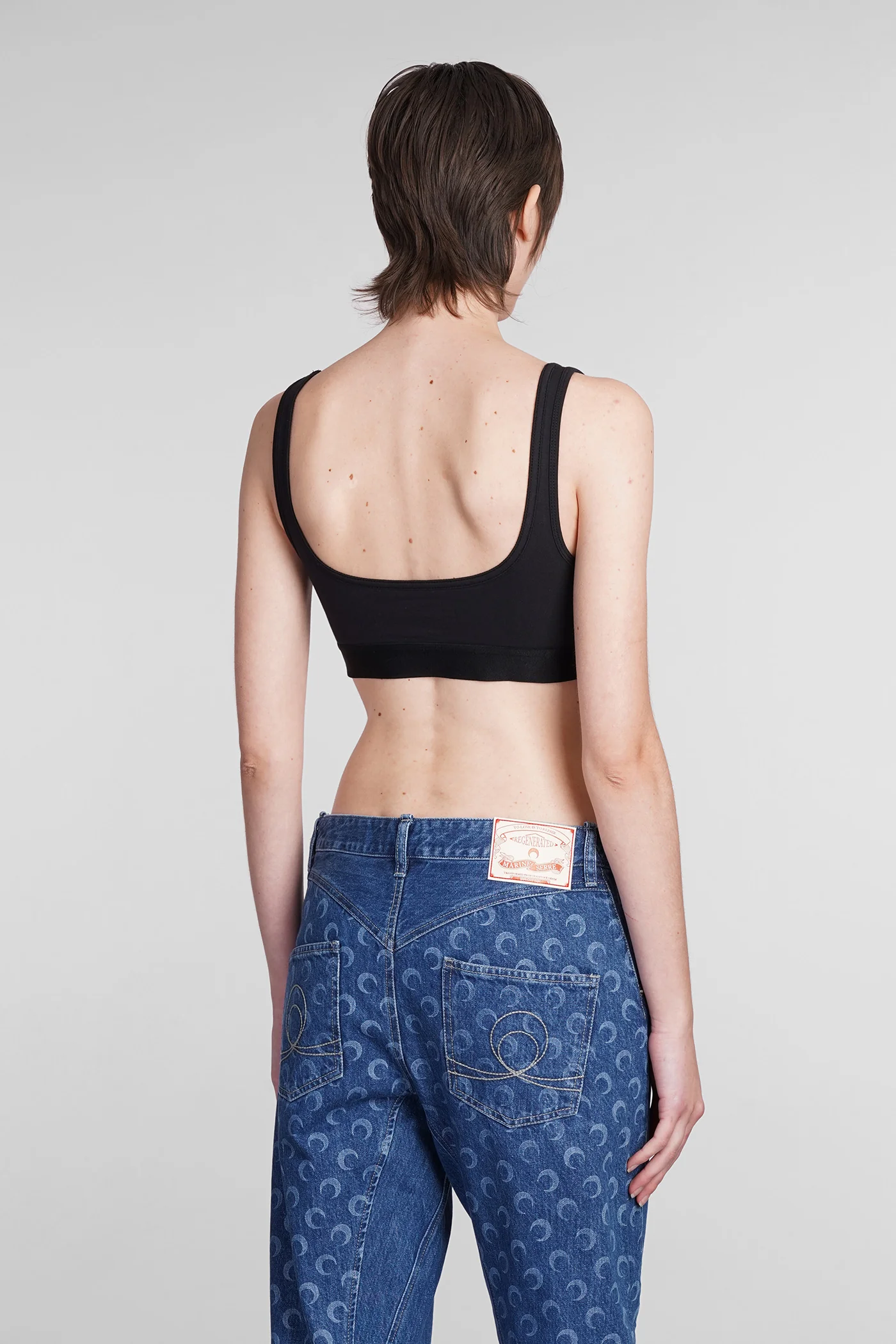 Topwear in black cotton - Image 3