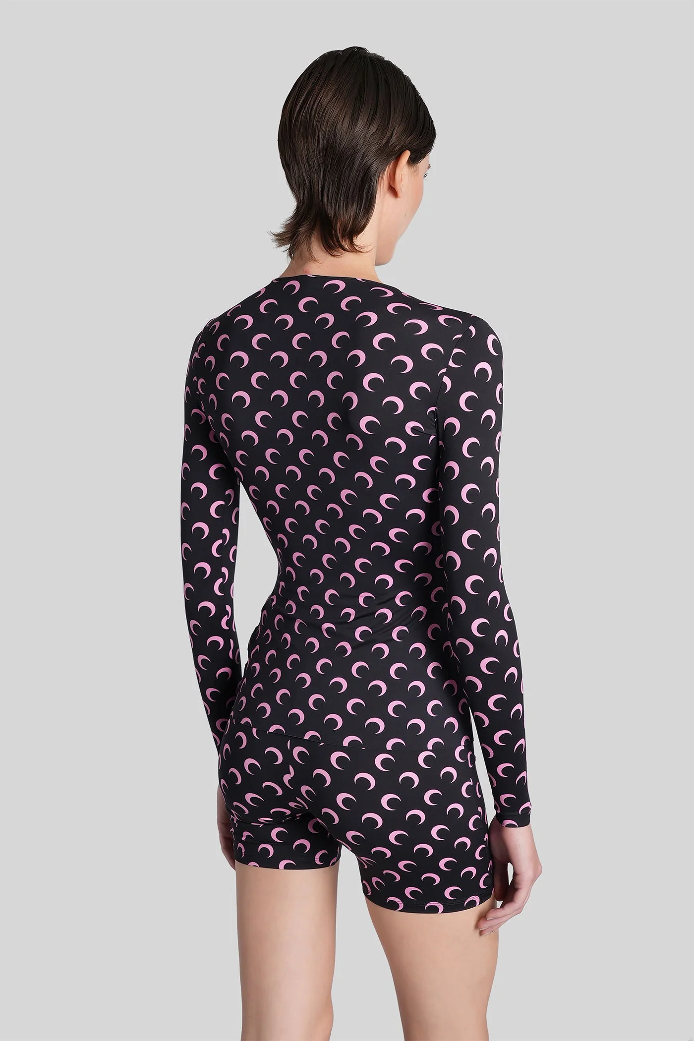 Topwear in black polyamide - Image 3