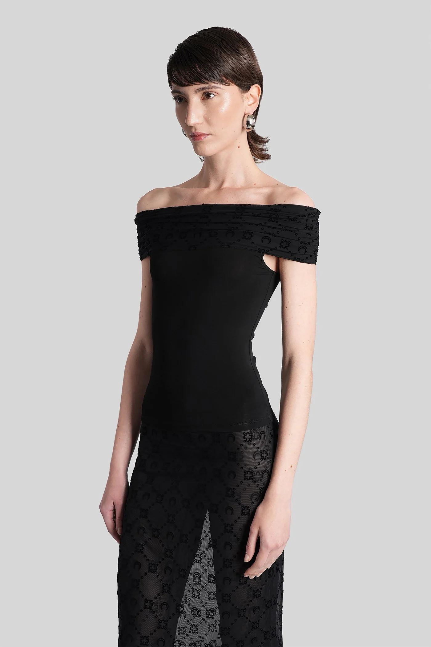 Topwear in black viscose - Image 4