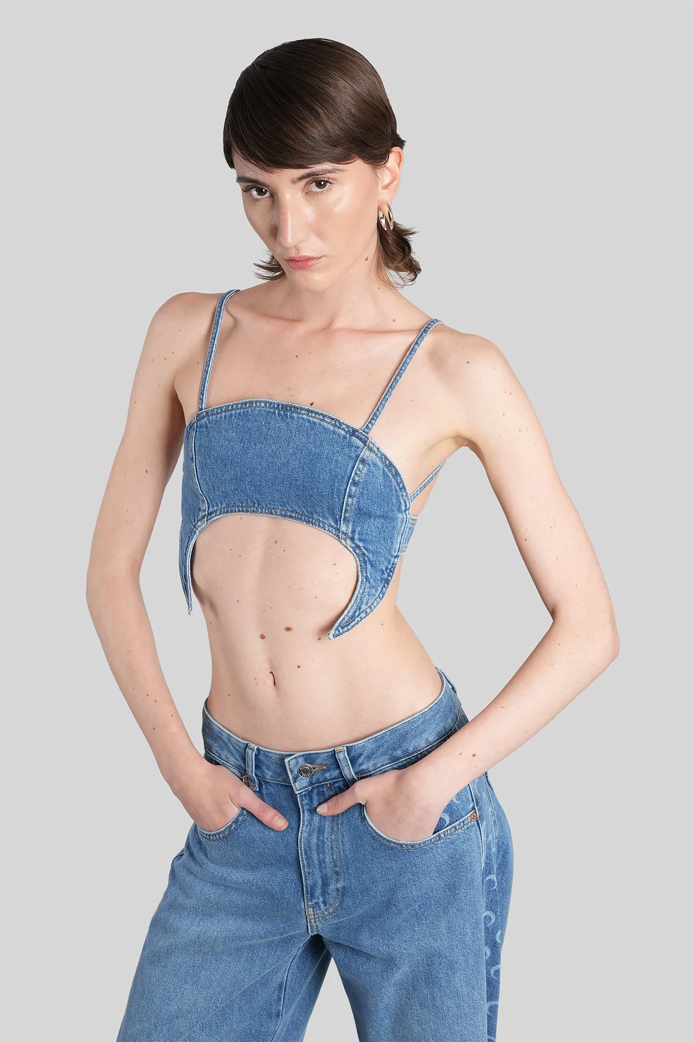 Topwear in blue denim - Image 2