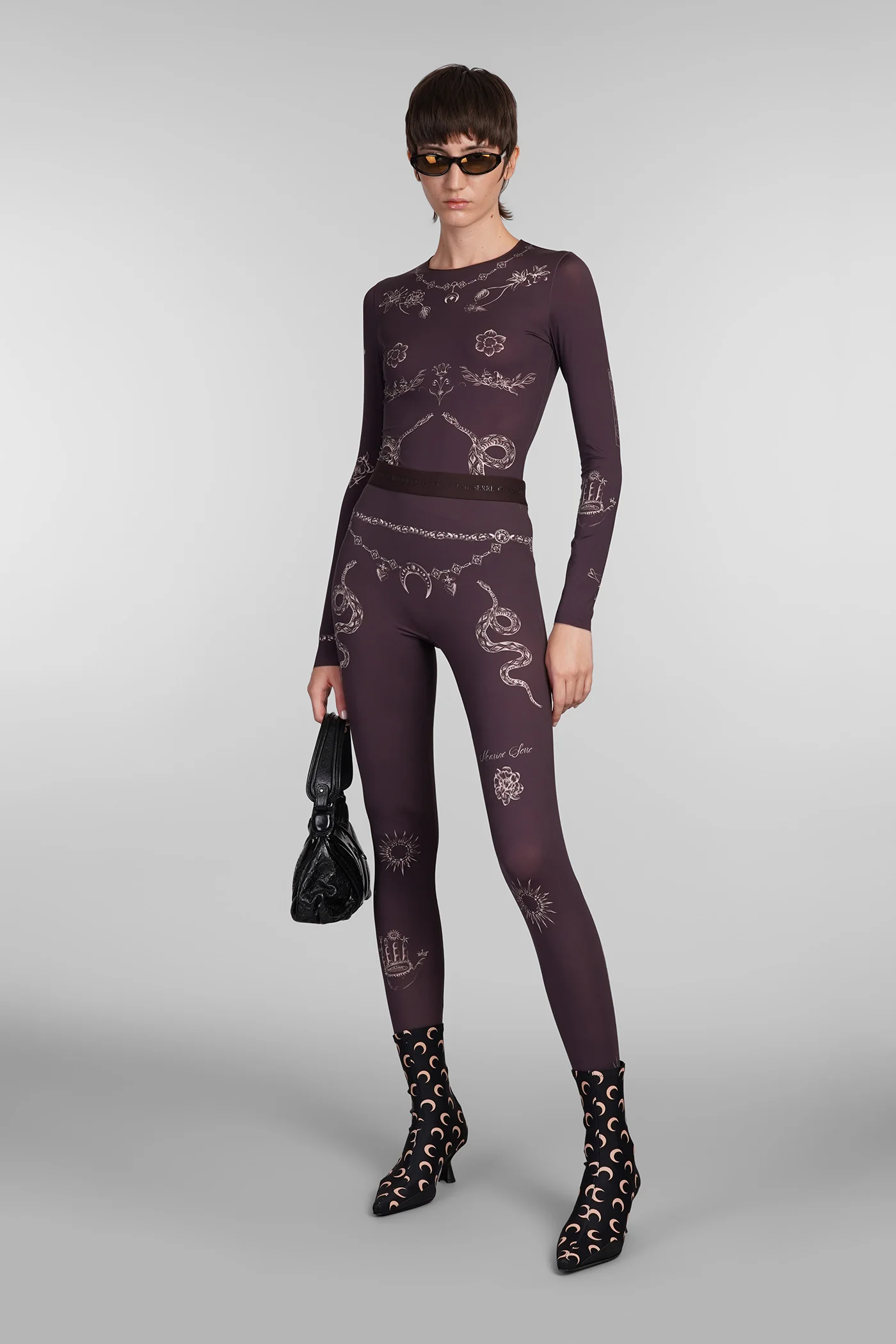 Topwear in brown polyester - Image 2