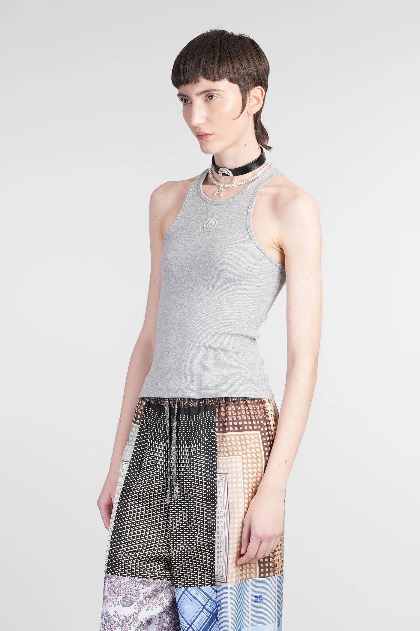 Topwear in grey cotton - Image 4