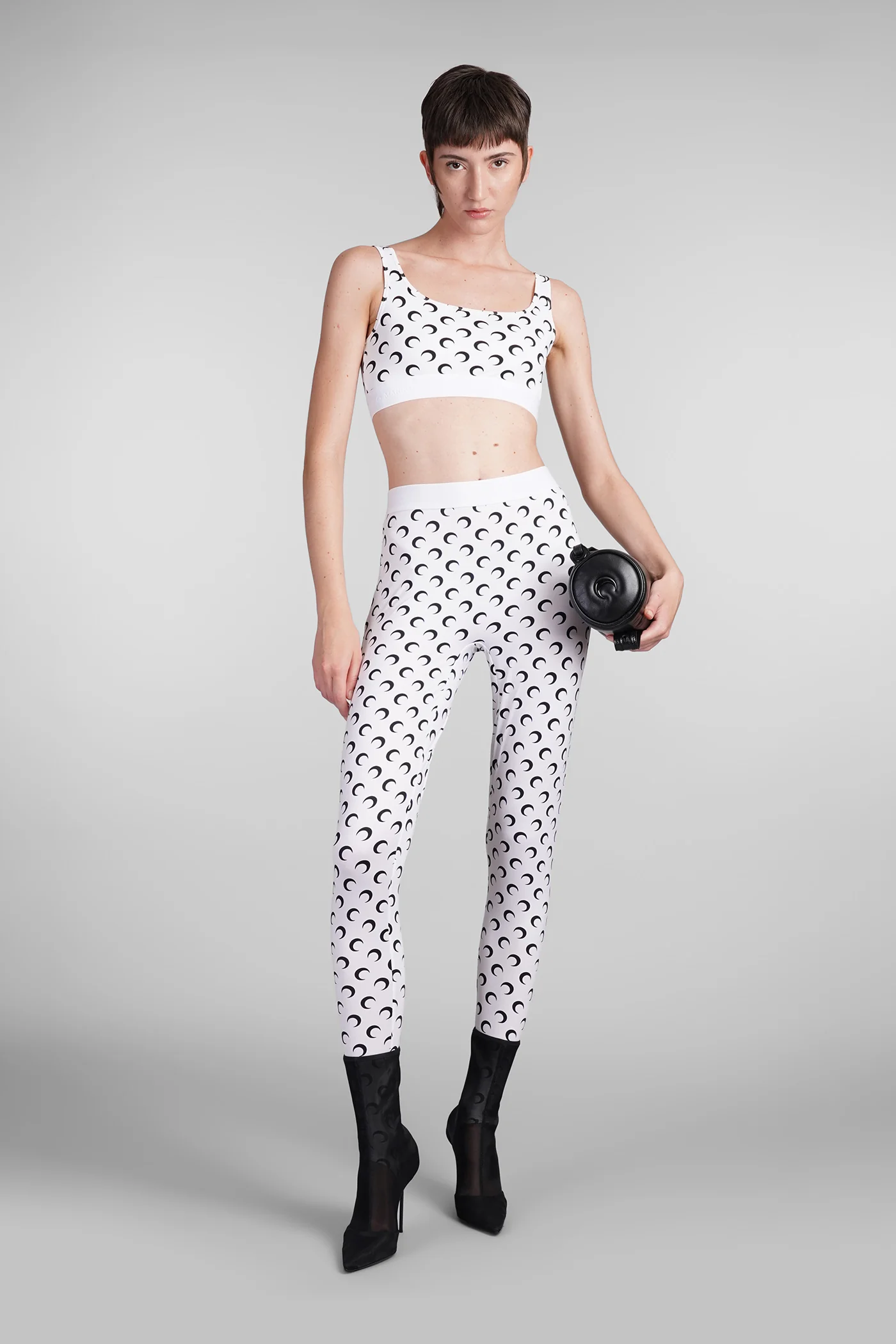 Topwear in white polyamide - Image 2