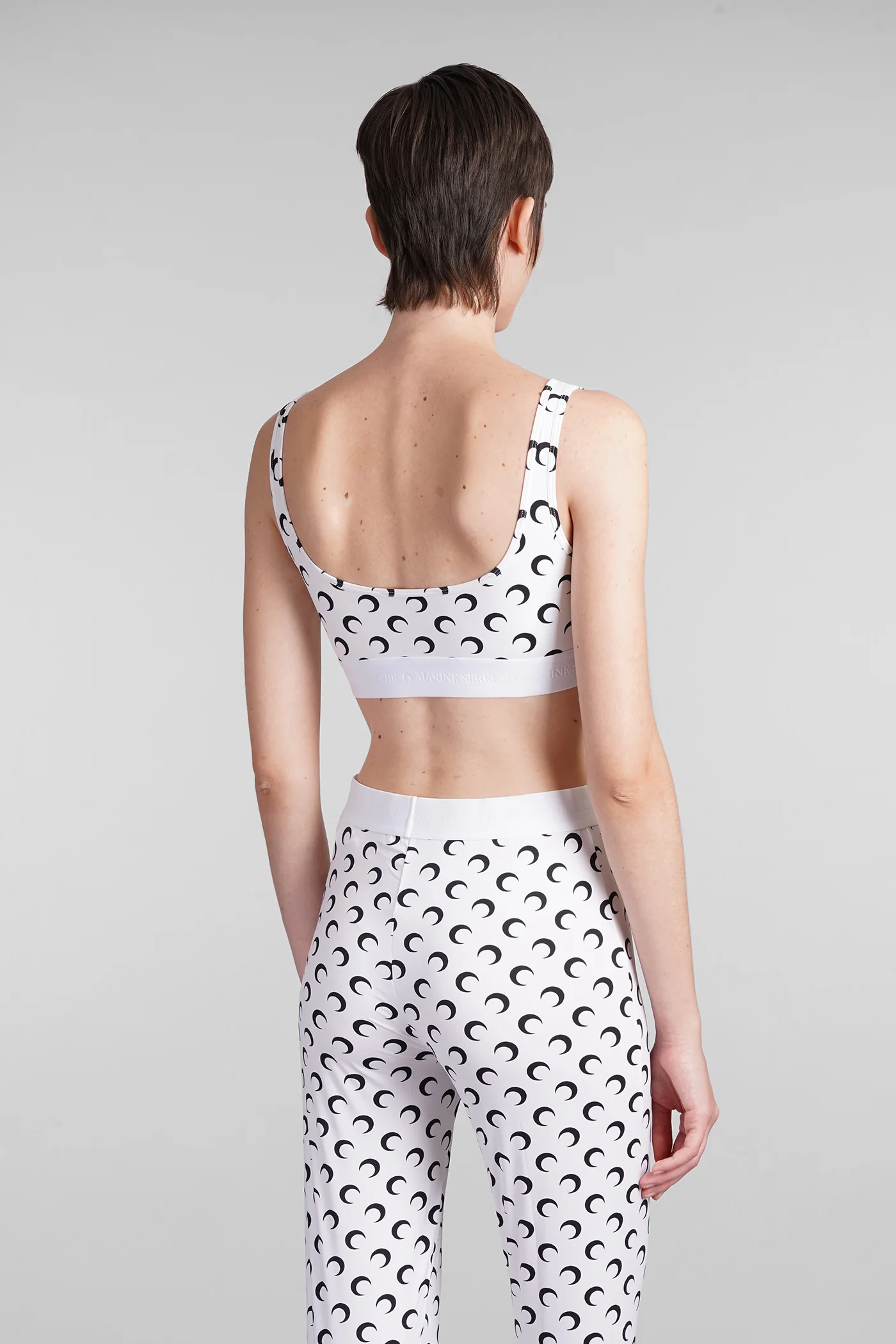 Topwear in white polyamide - Image 3