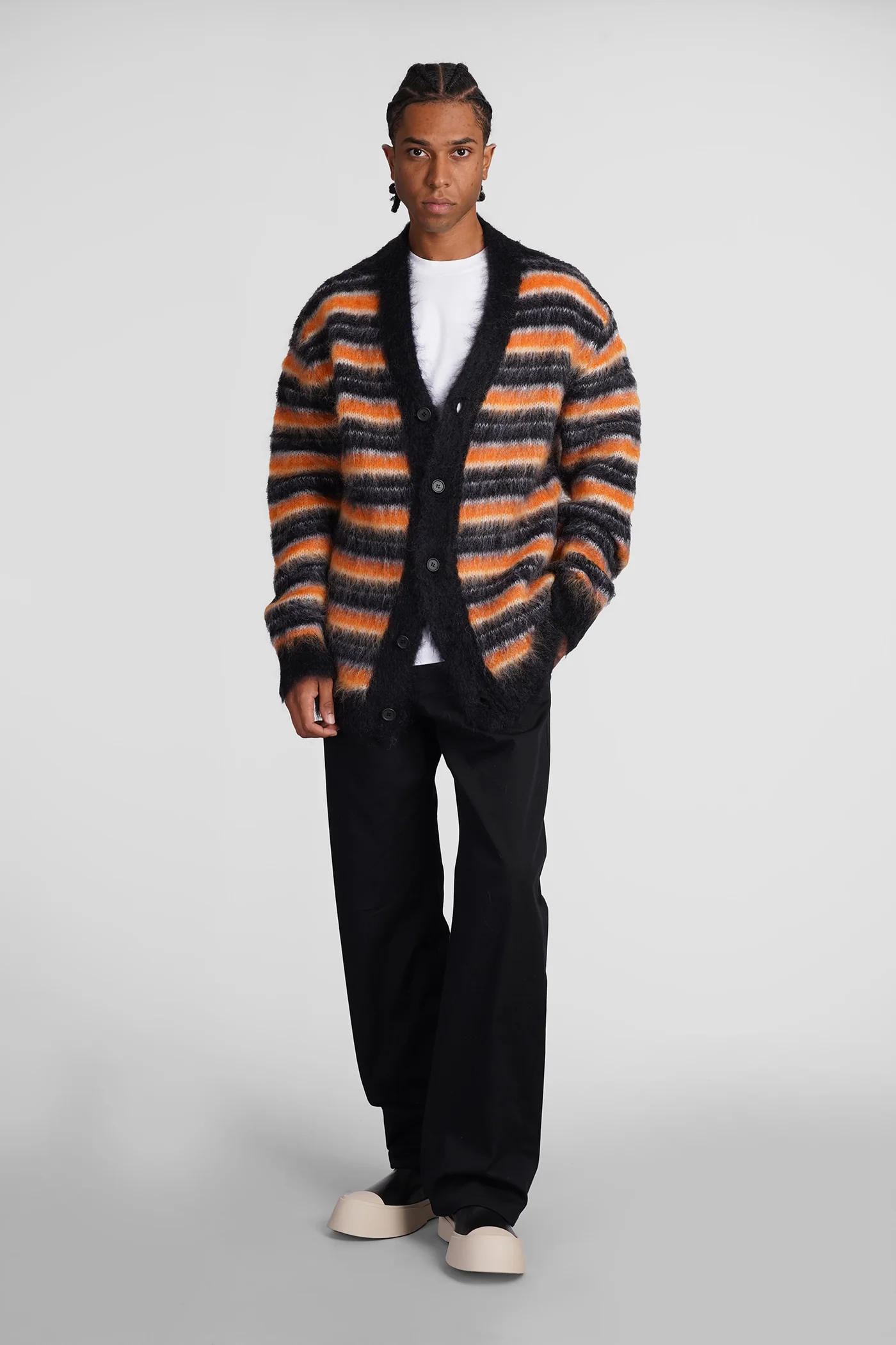 Cardigan in multicolor Mohair - Image 2