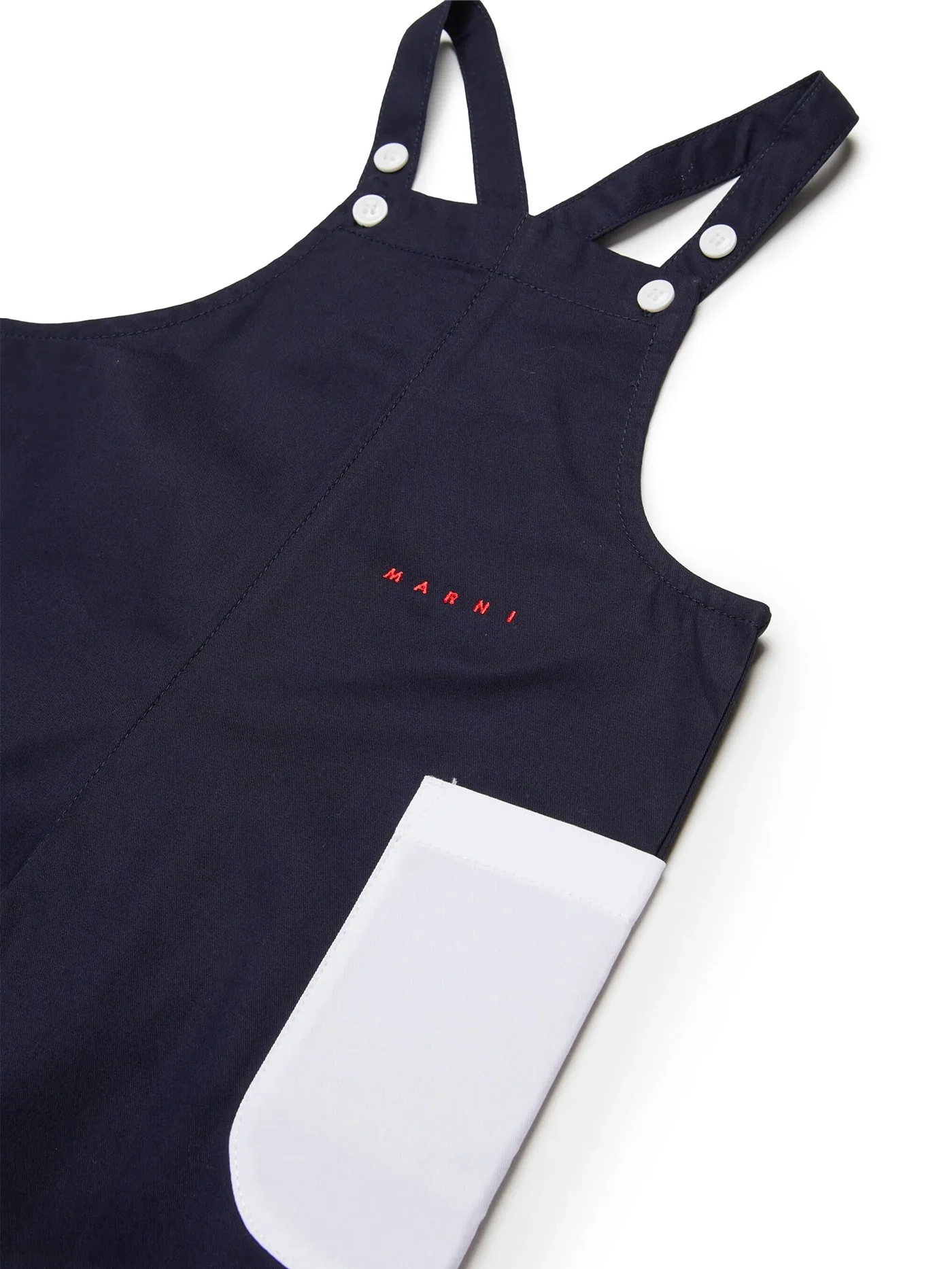 Jumpsuit in blue cotton - Image 3