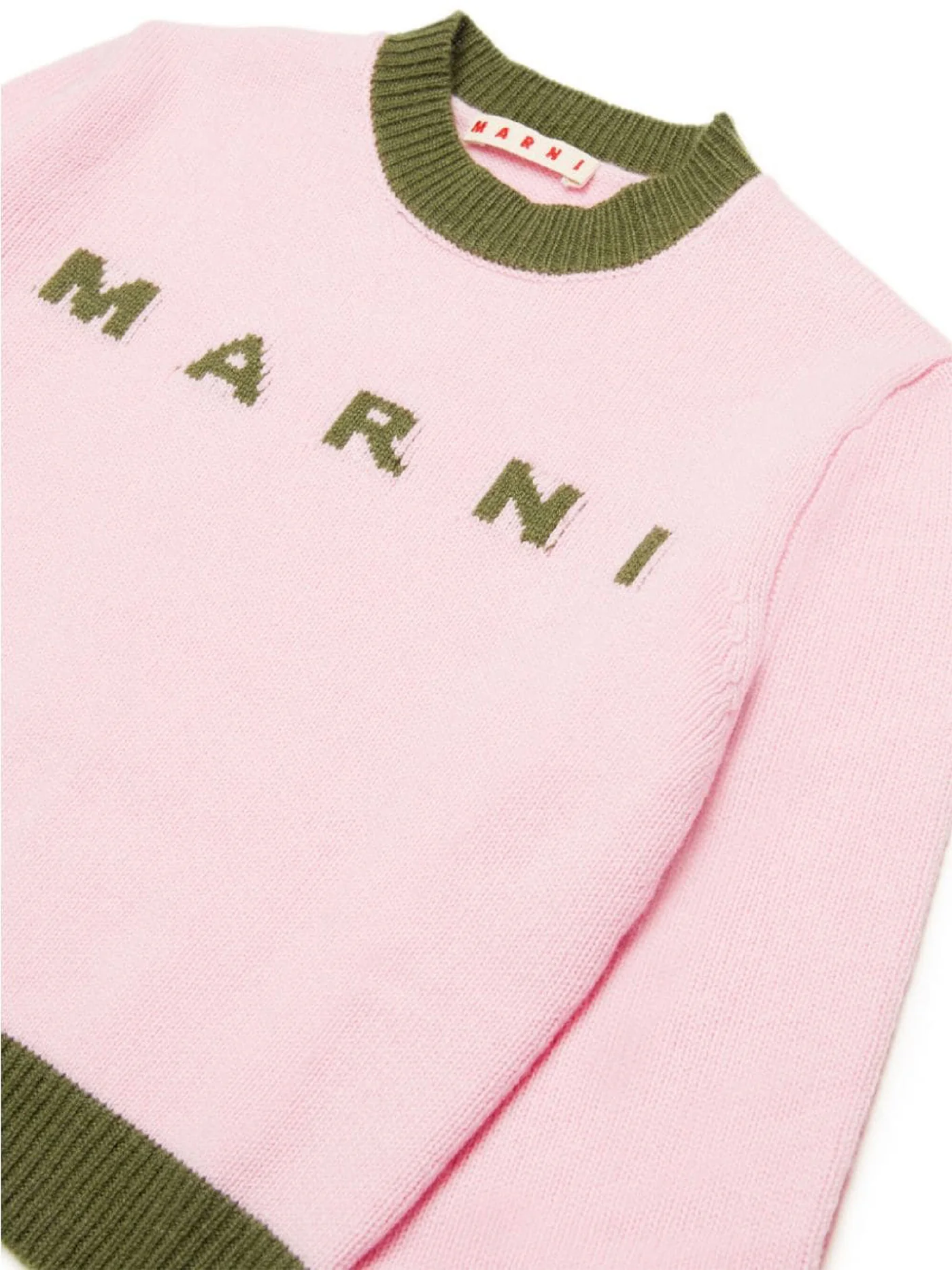 Knitwear in rose-pink wool - Image 3
