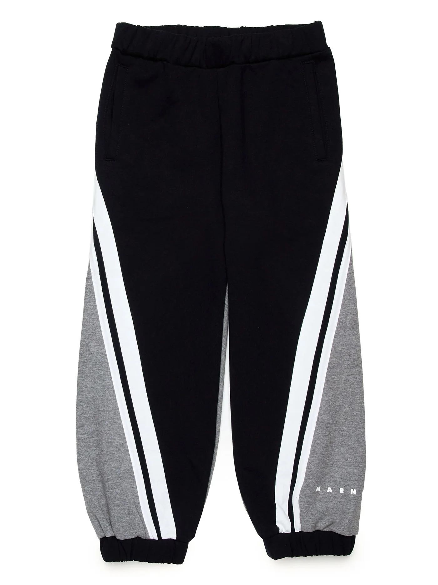 Pants in black cotton