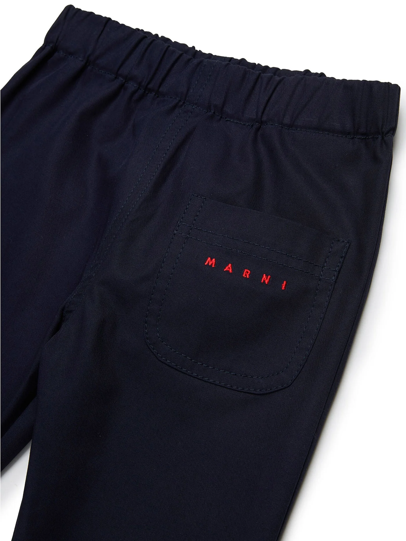 Pants in blue cotton - Image 2