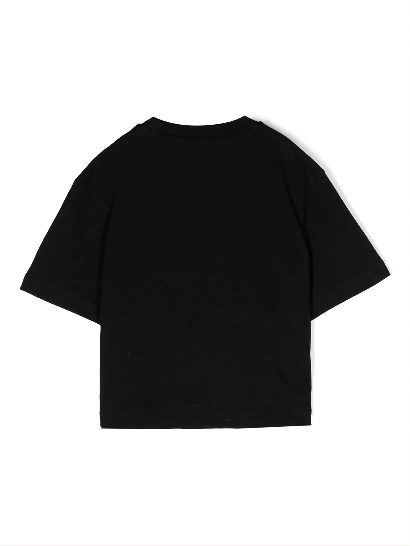 T-Shirt in black cotton - Image 2