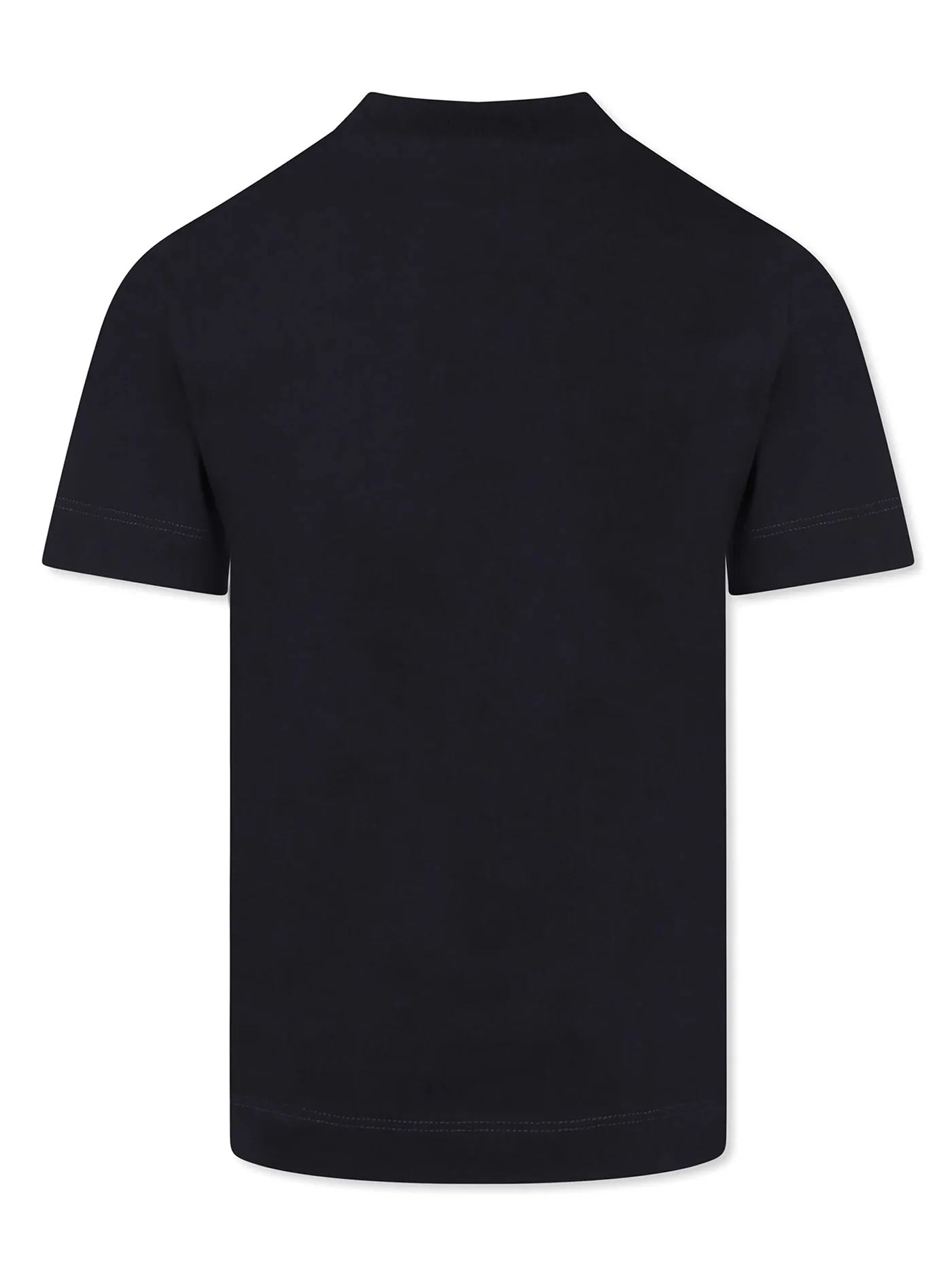 T-Shirt in black cotton - Image 2