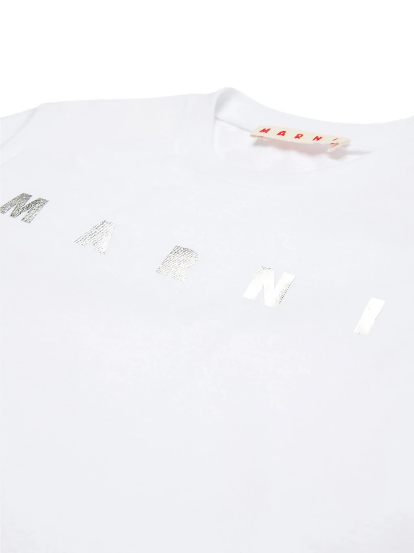 T-Shirt in white cotton - Image 4
