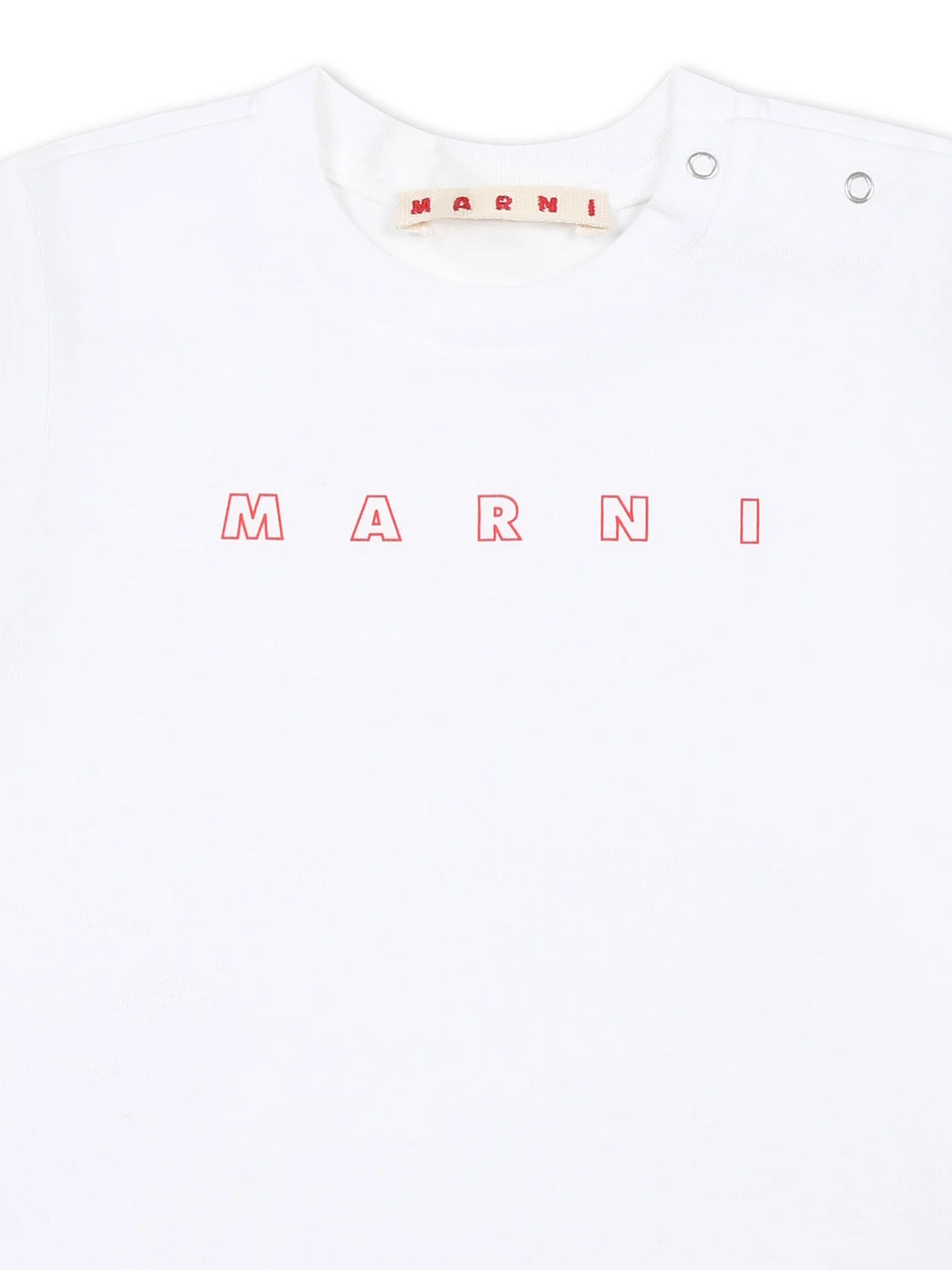 T-Shirt in white cotton - Image 3