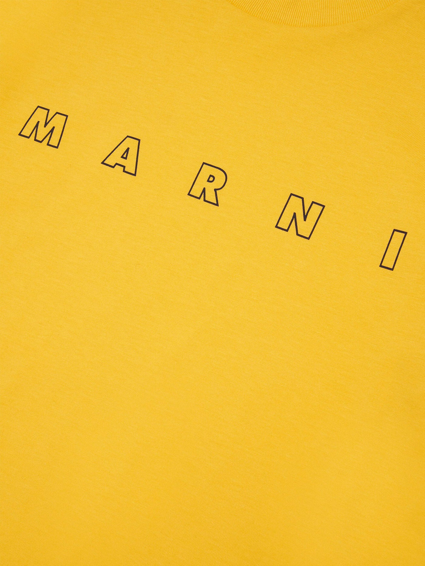 T-Shirt in yellow cotton - Image 4