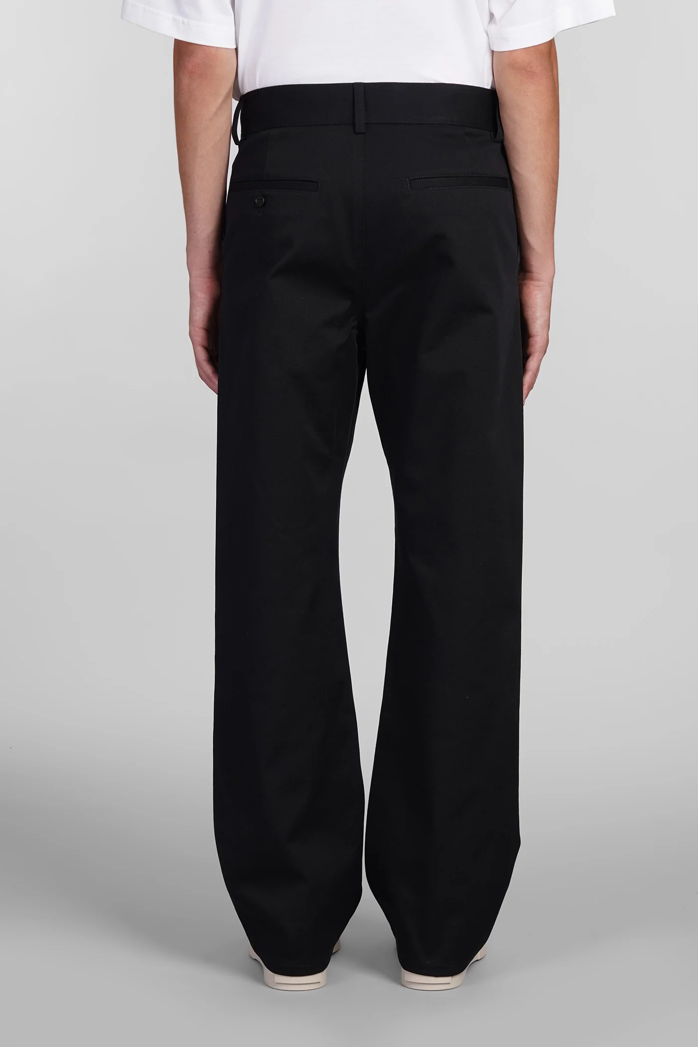 Pants in black cotton - Image 3