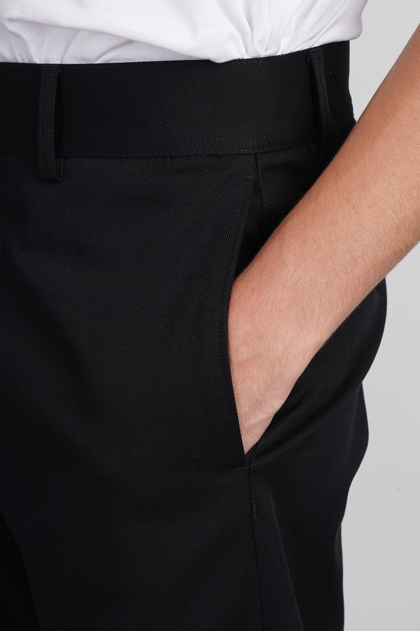 Pants in black cotton - Image 5