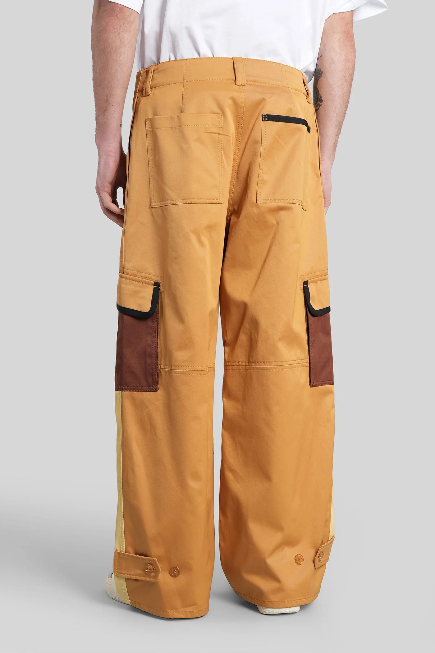 Pants in Camel cotton - Image 3