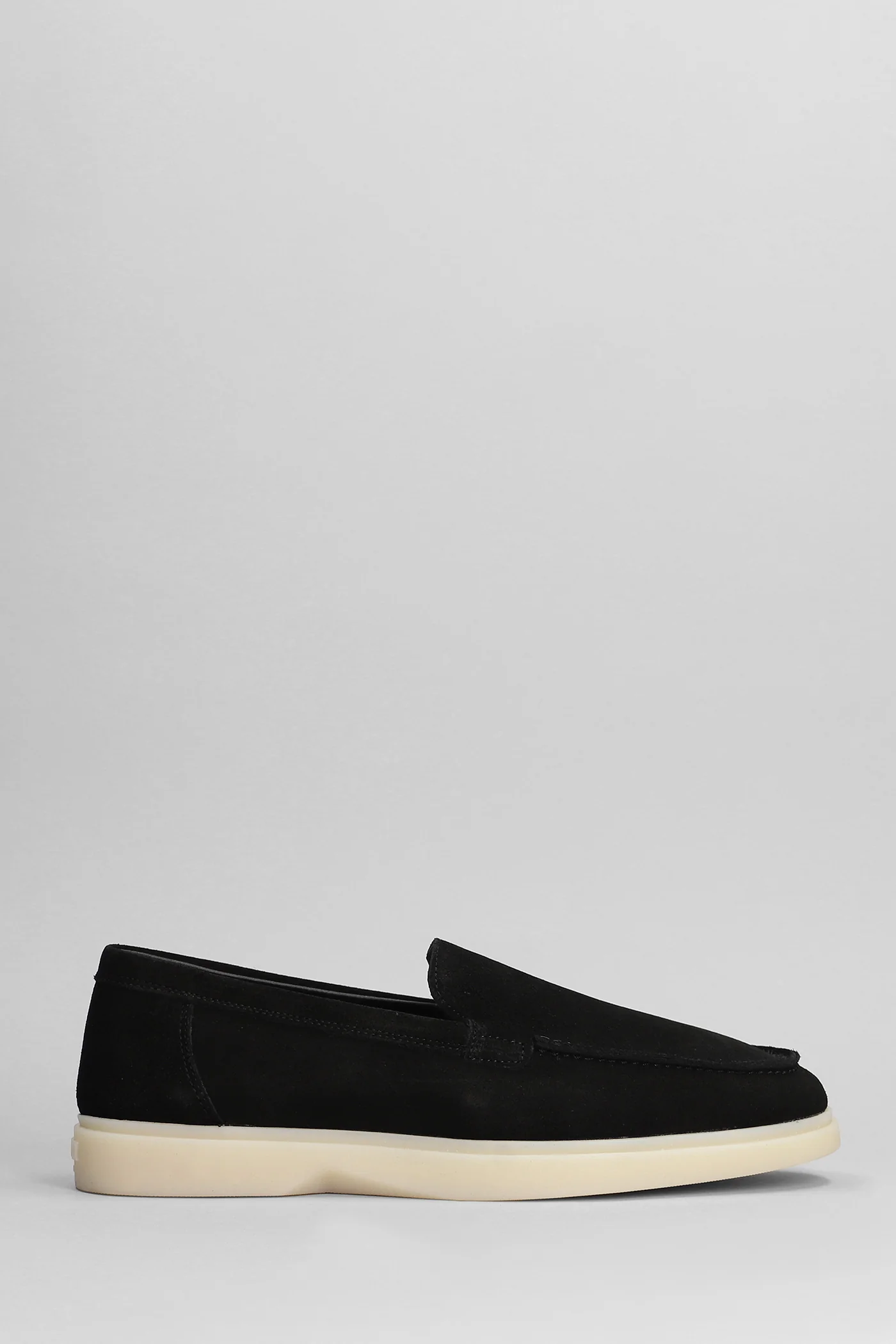 Amalfi Loafers in black suede