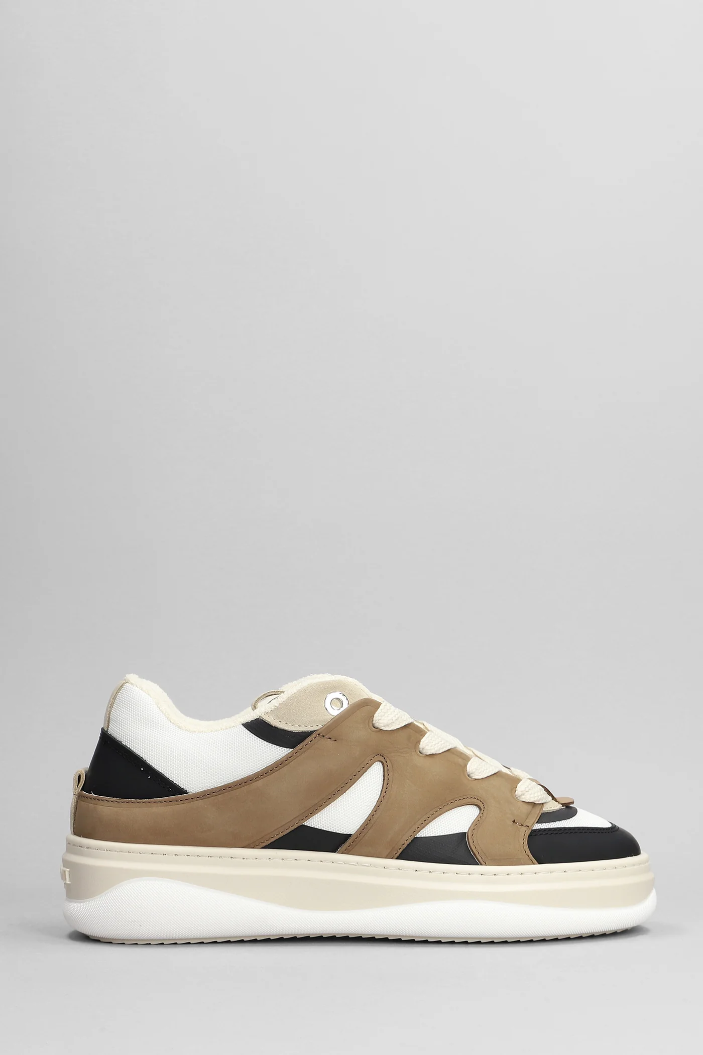 Venice Sneakers in brown Suede and fabric