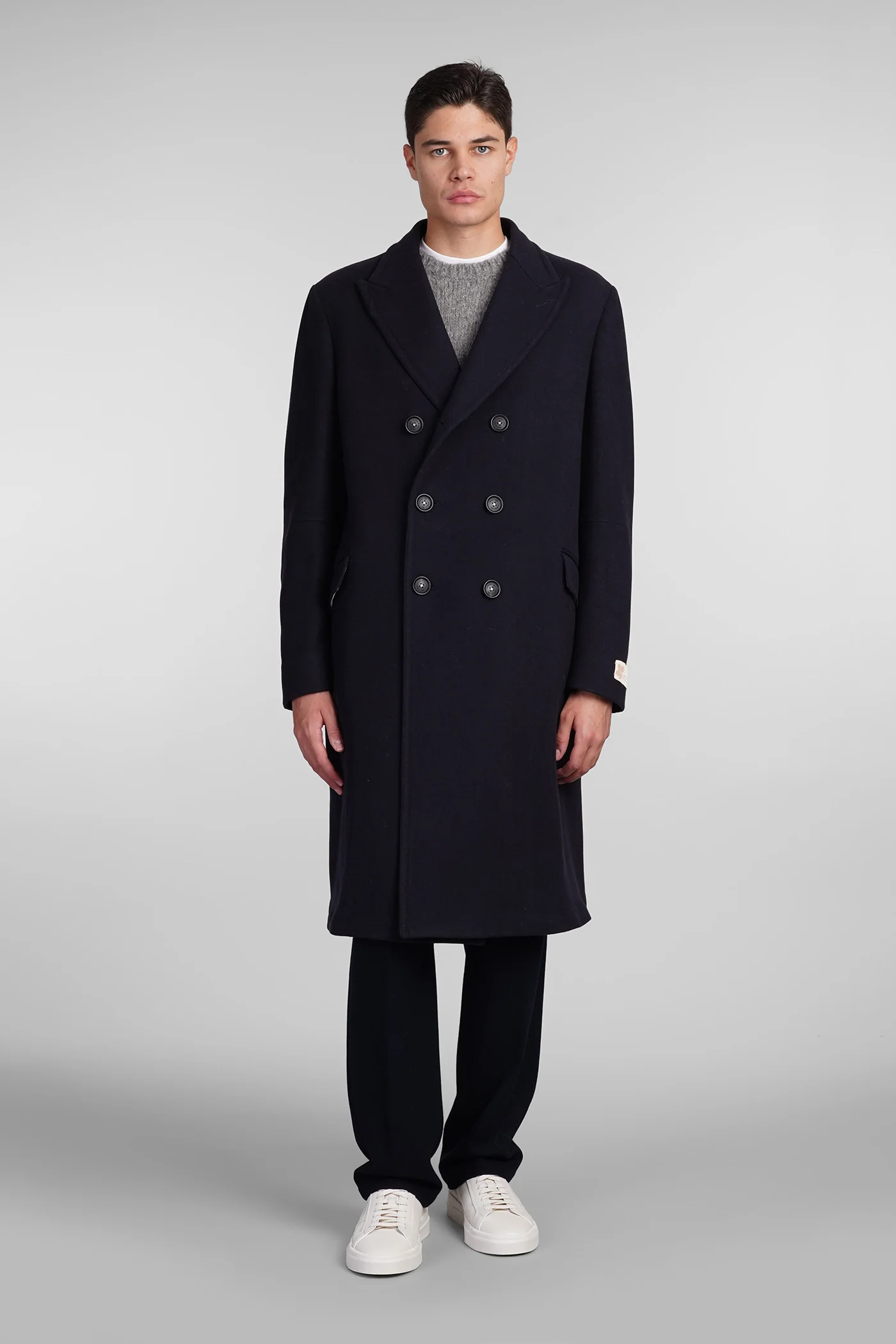 Dodge Coat in blue wool