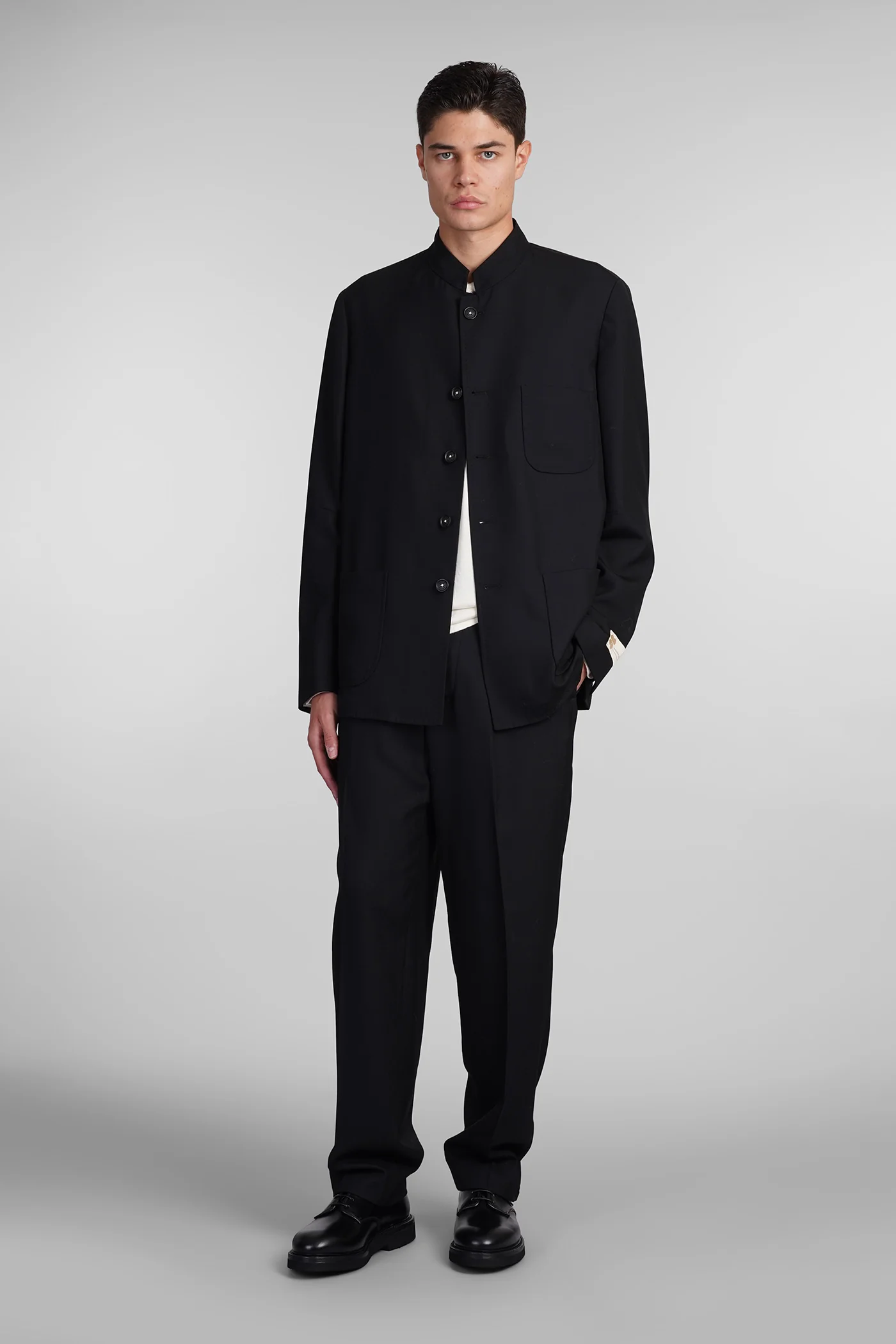 Party1 Casual jacket in black wool - Image 2