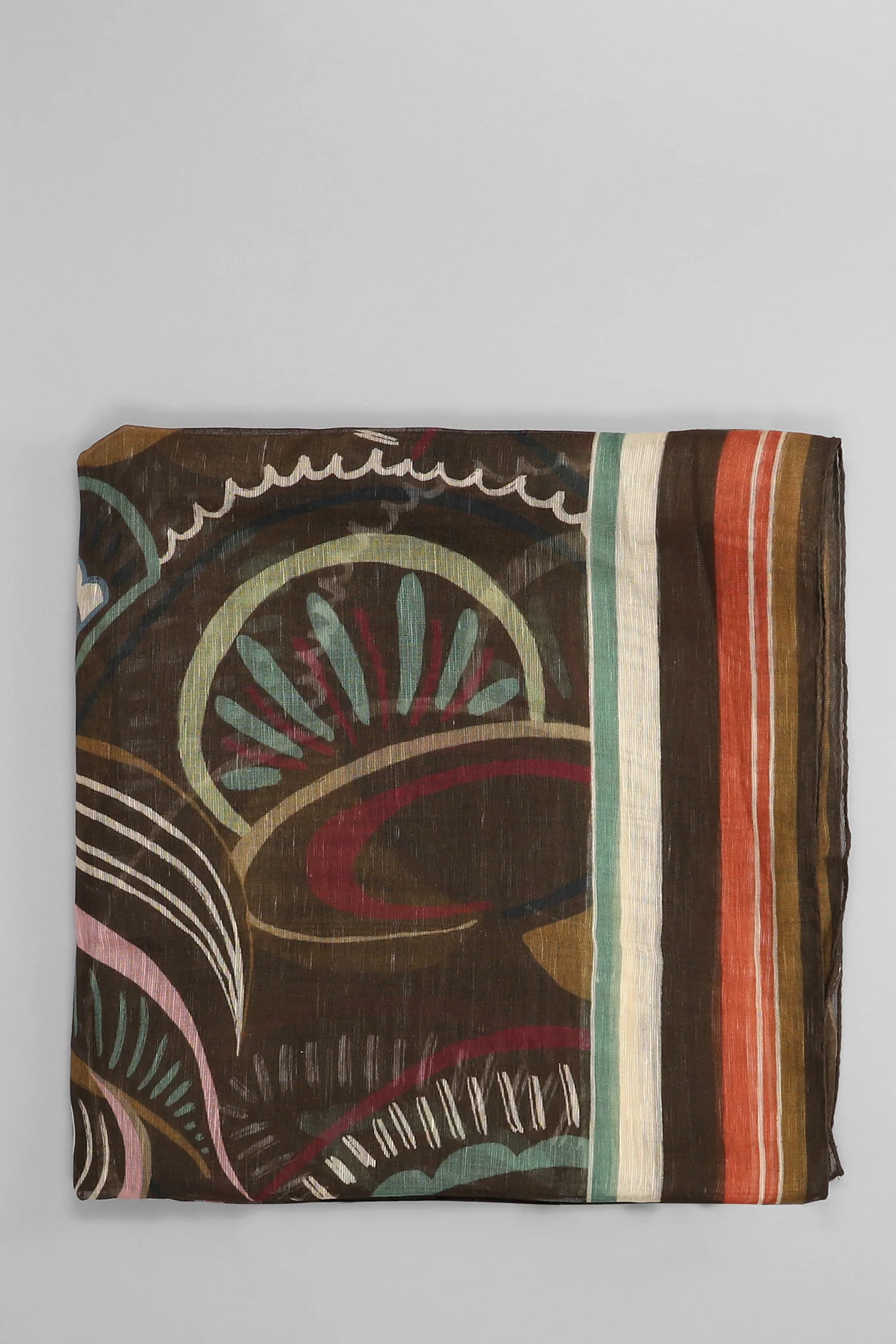 Stole Foulard in multicolor cotton