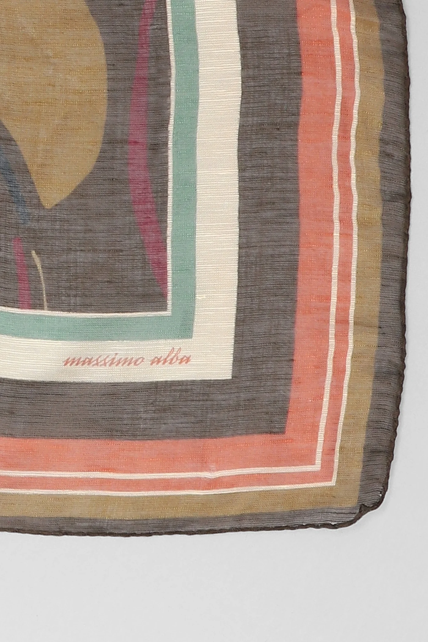 Stole Foulard in multicolor cotton - Image 2