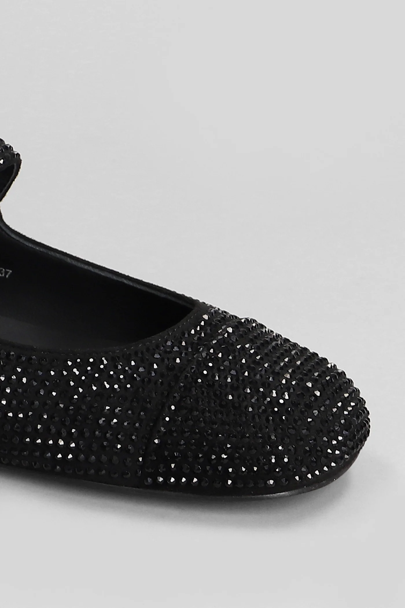 Marseille Ballet flats in black suede - Image 5
