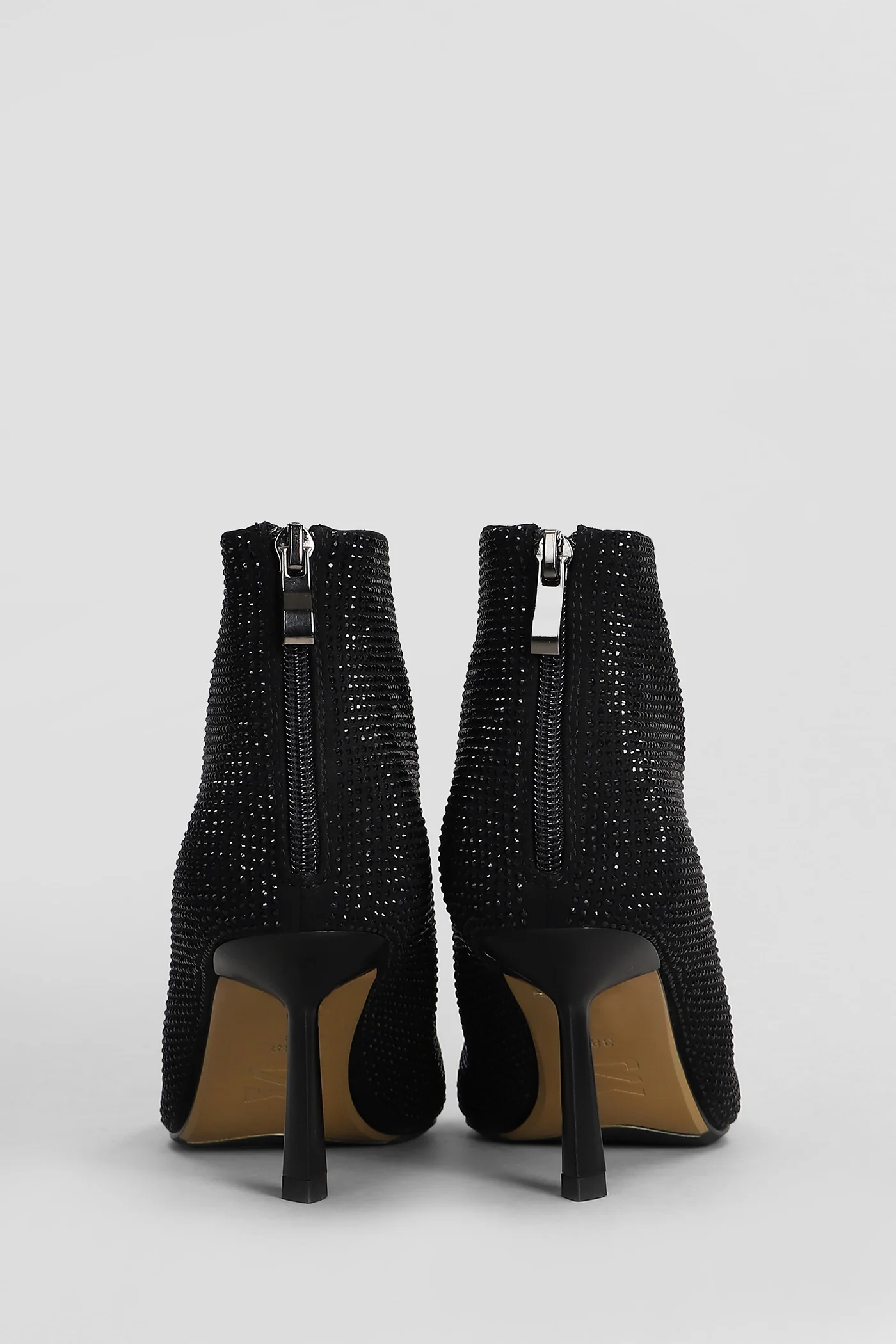 Paola High heels Ankle boots in black suede - Image 4