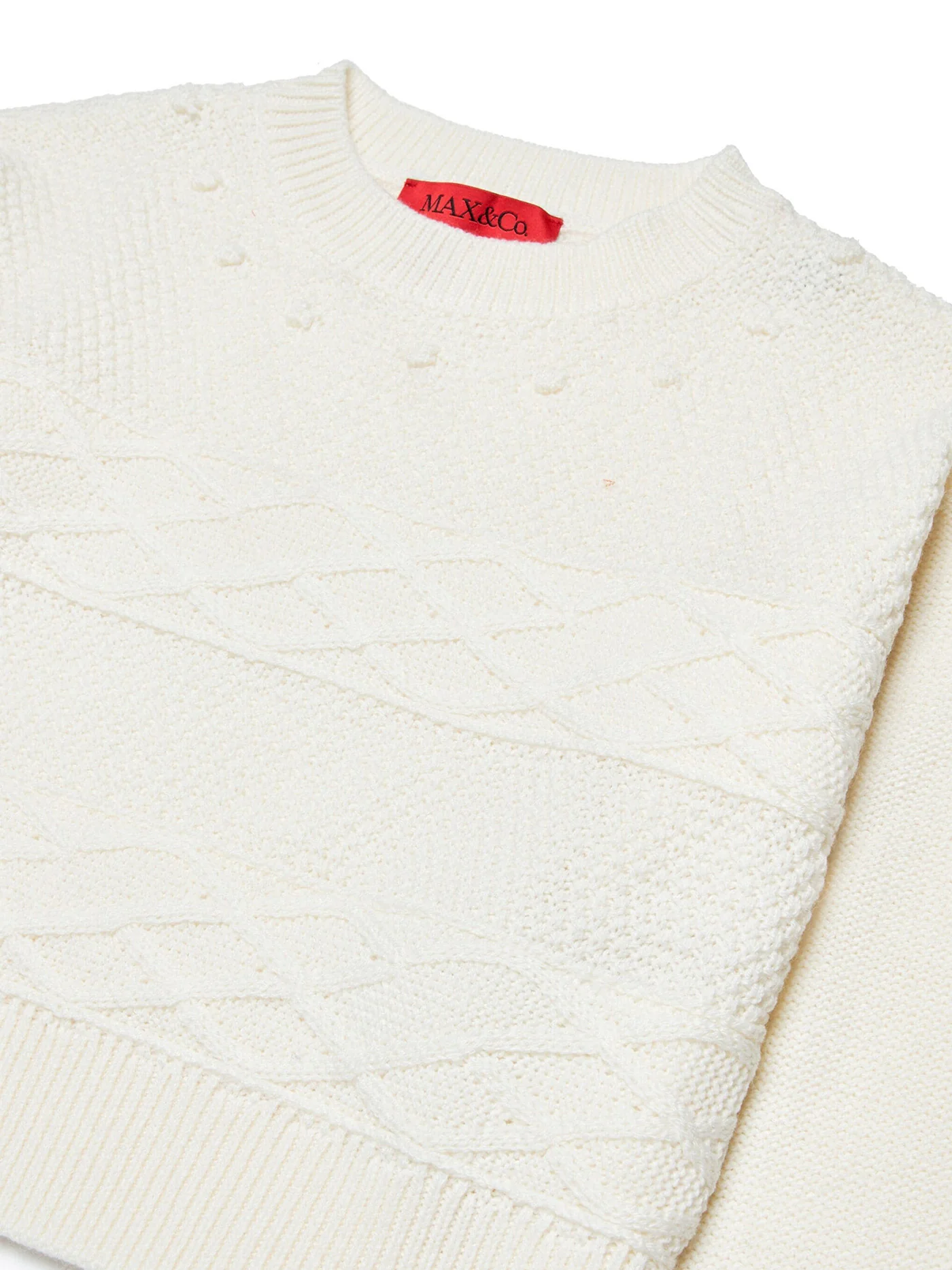 Knitwear in beige wool - Image 3