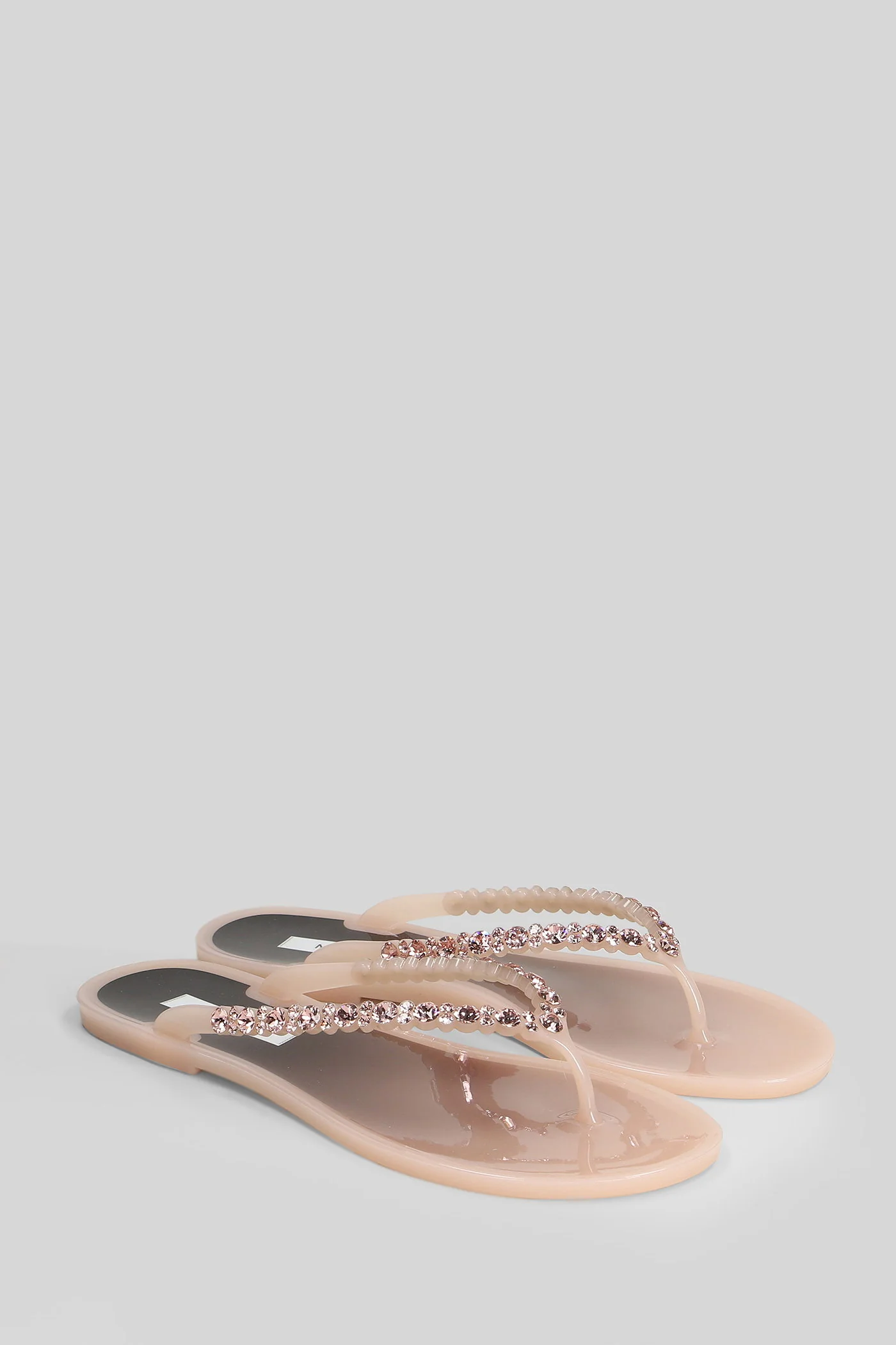 Berta Flat sandal-slipper in powder rubber/plasic - Image 2
