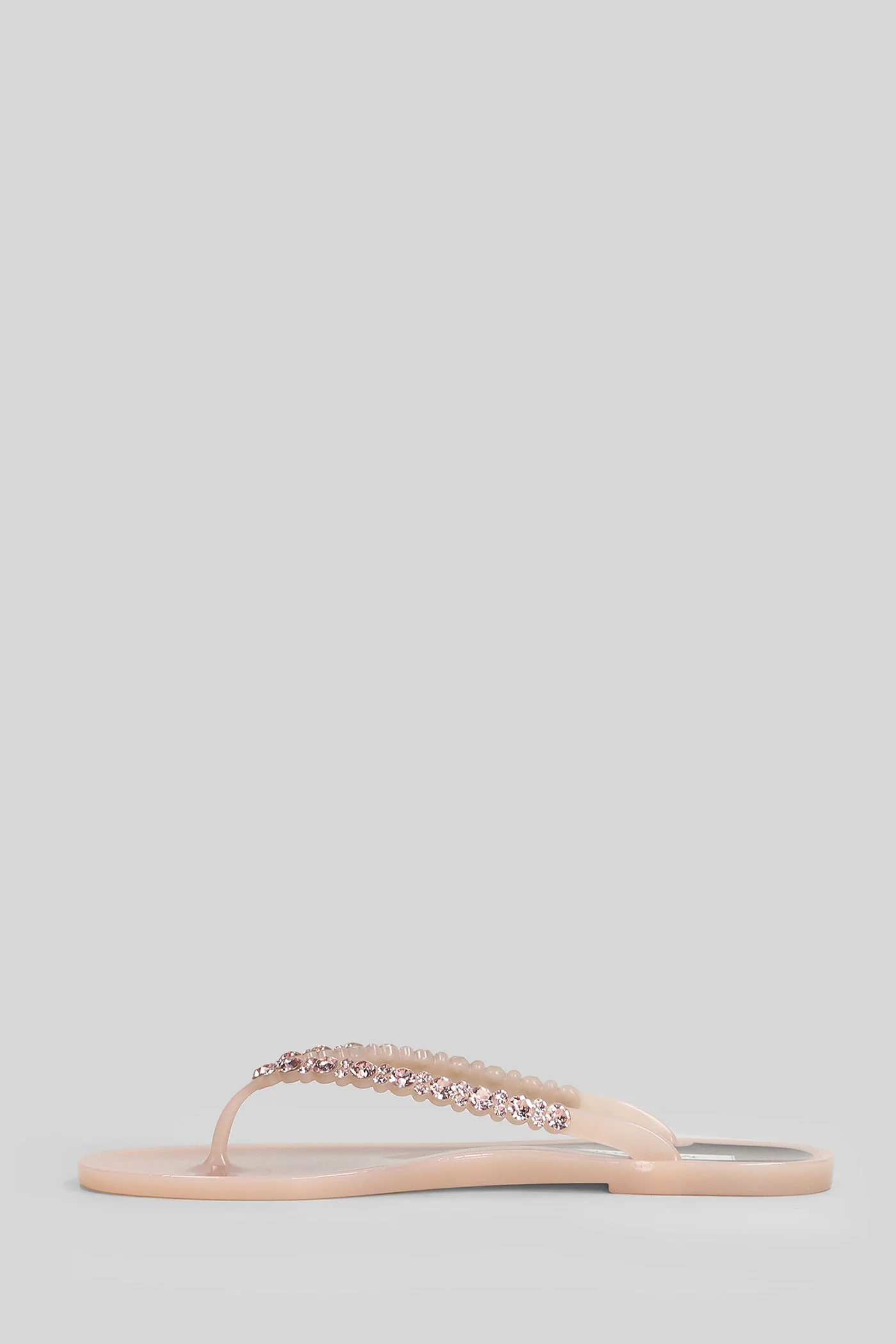 Berta Flat sandal-slipper in powder rubber/plasic - Image 3