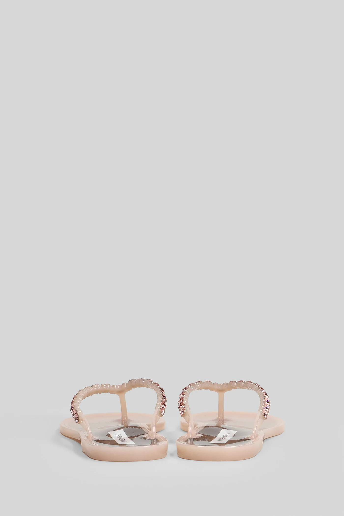 Berta Flat sandal-slipper in powder rubber/plasic - Image 4