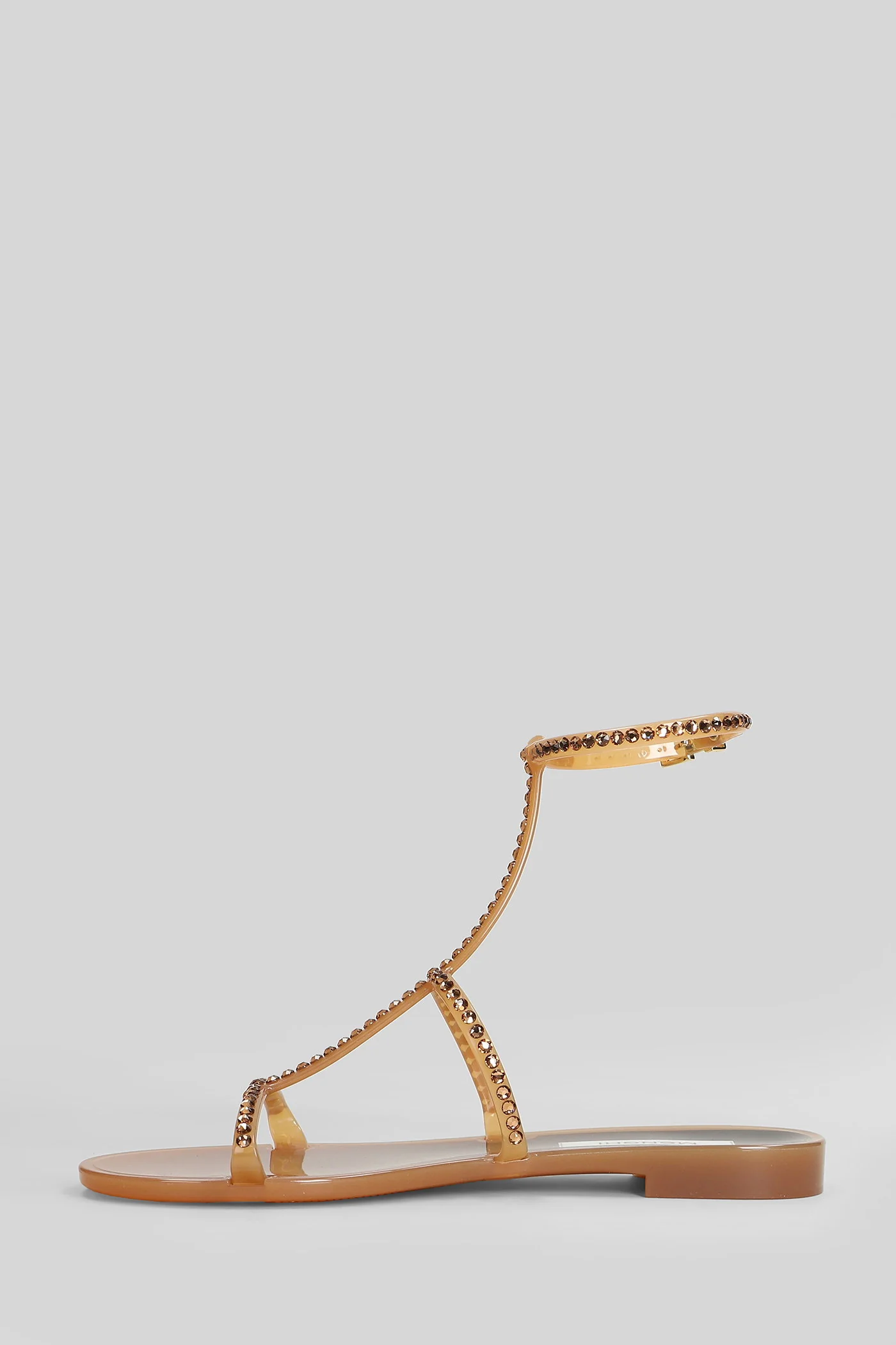 James Flat sandal-slipper in brown rubber/plasic - Image 3