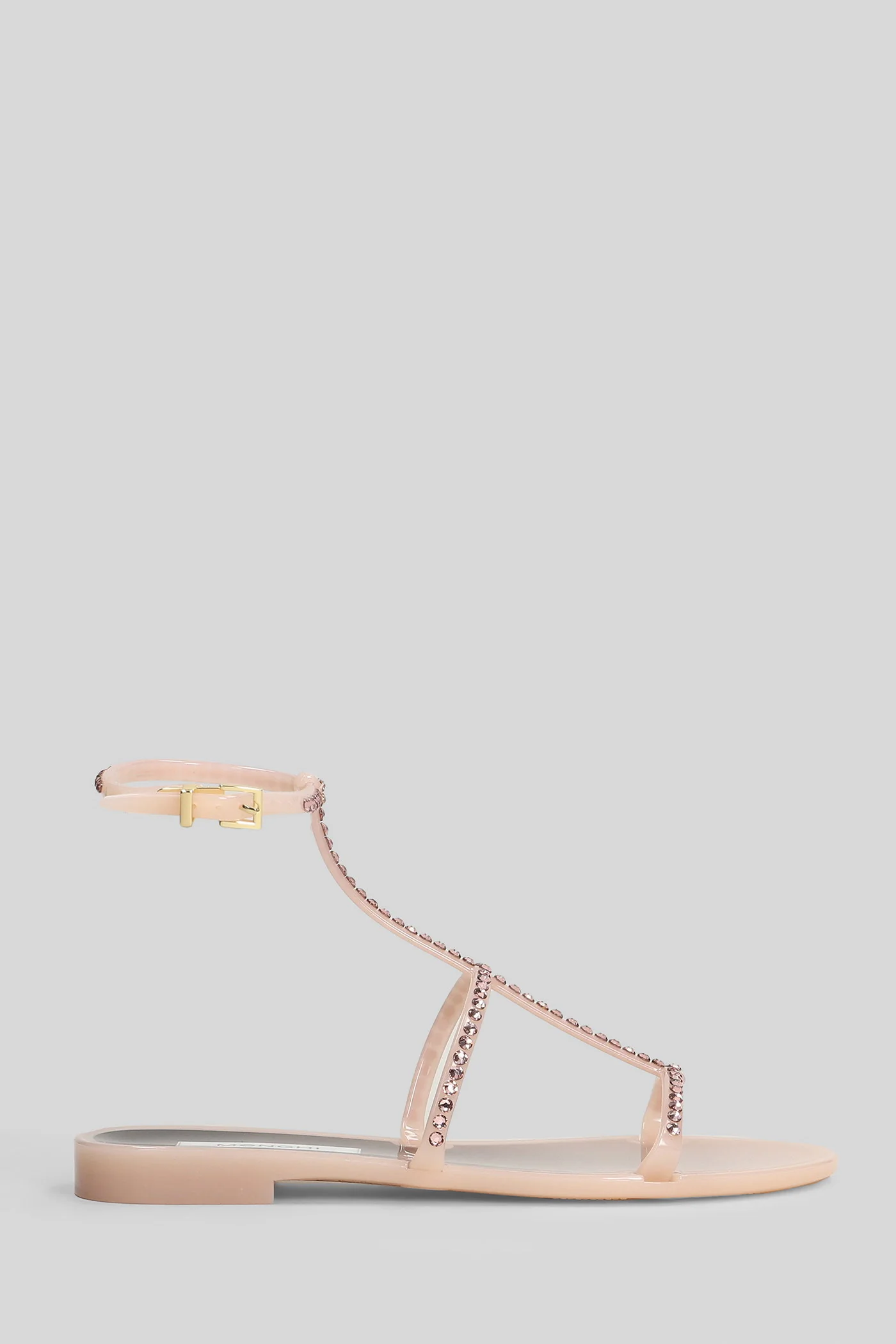 James Flat sandal-slipper in powder rubber/plasic