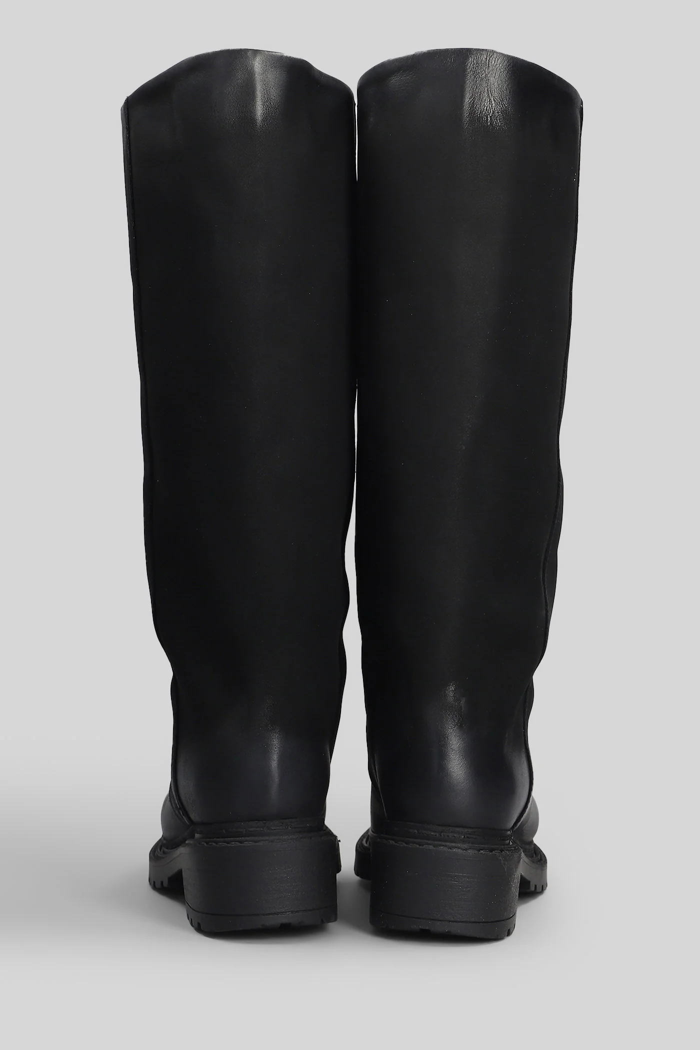 low heels boots in black nubuck - Image 4