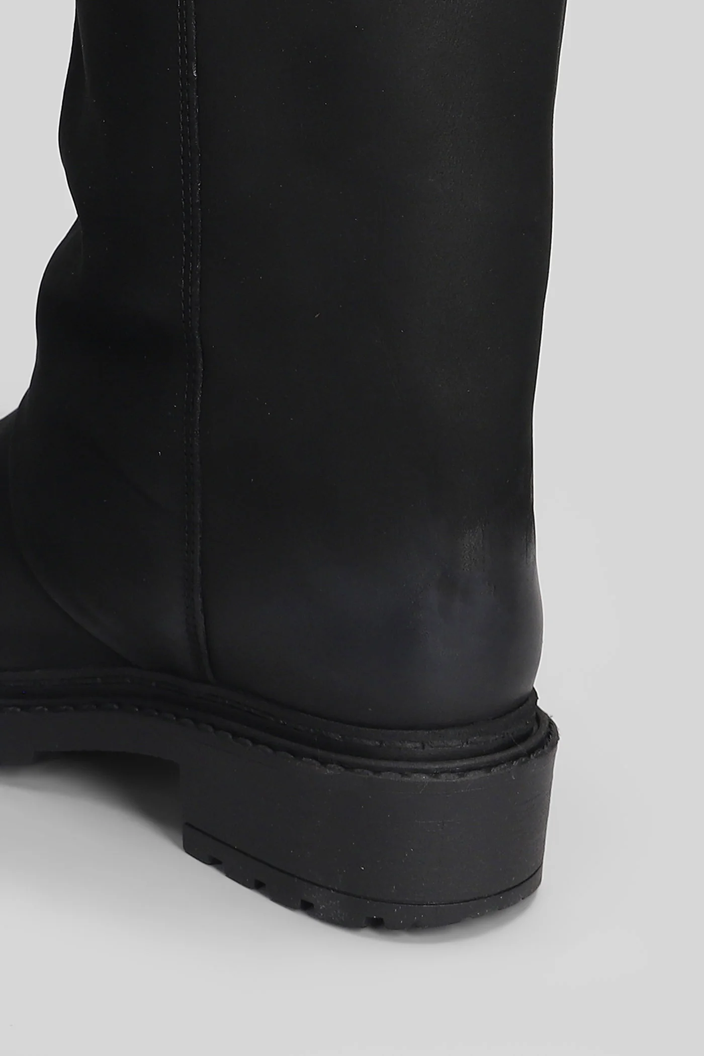 low heels boots in black nubuck - Image 5