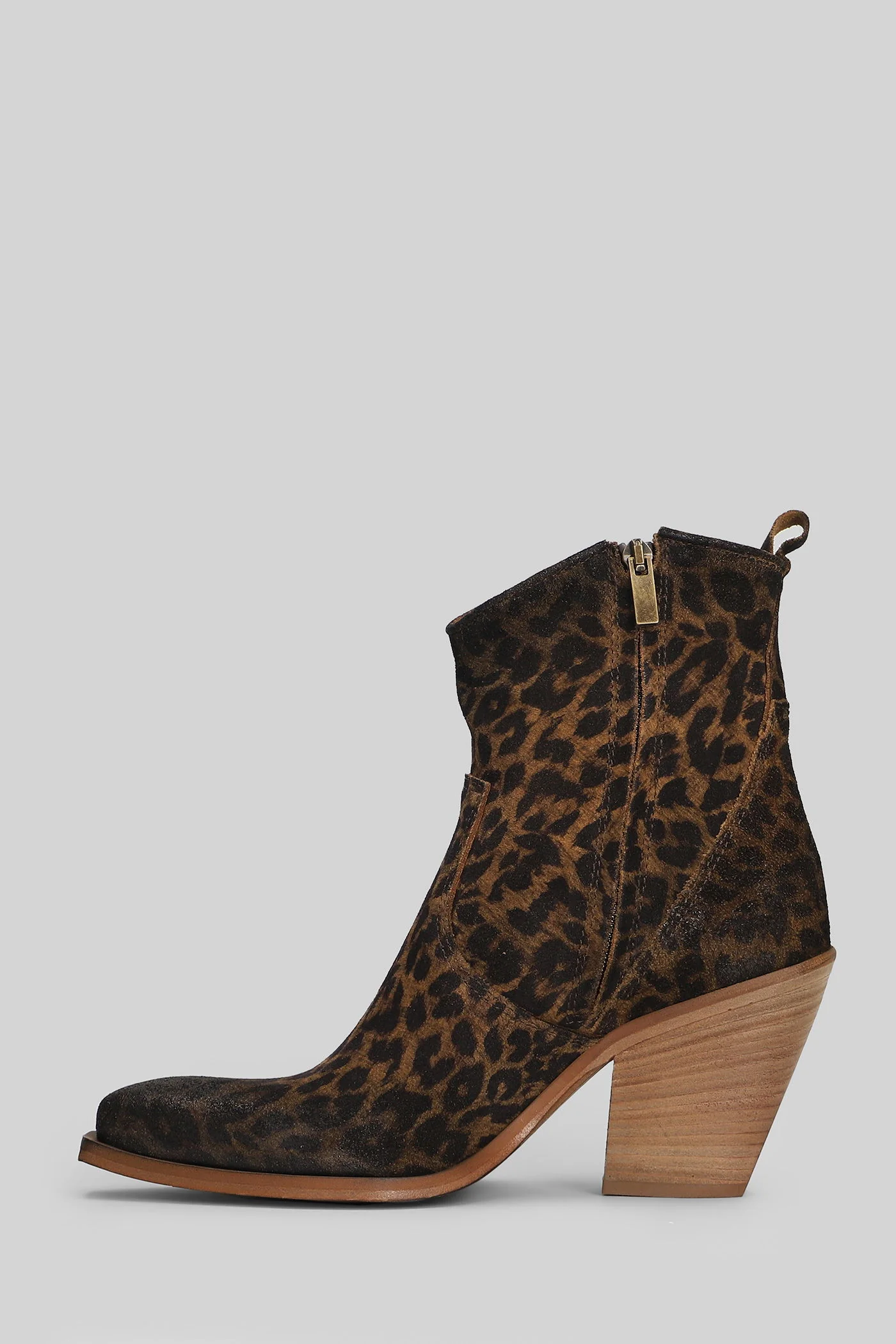 texan Ankle boots in Animalier suede - Image 3