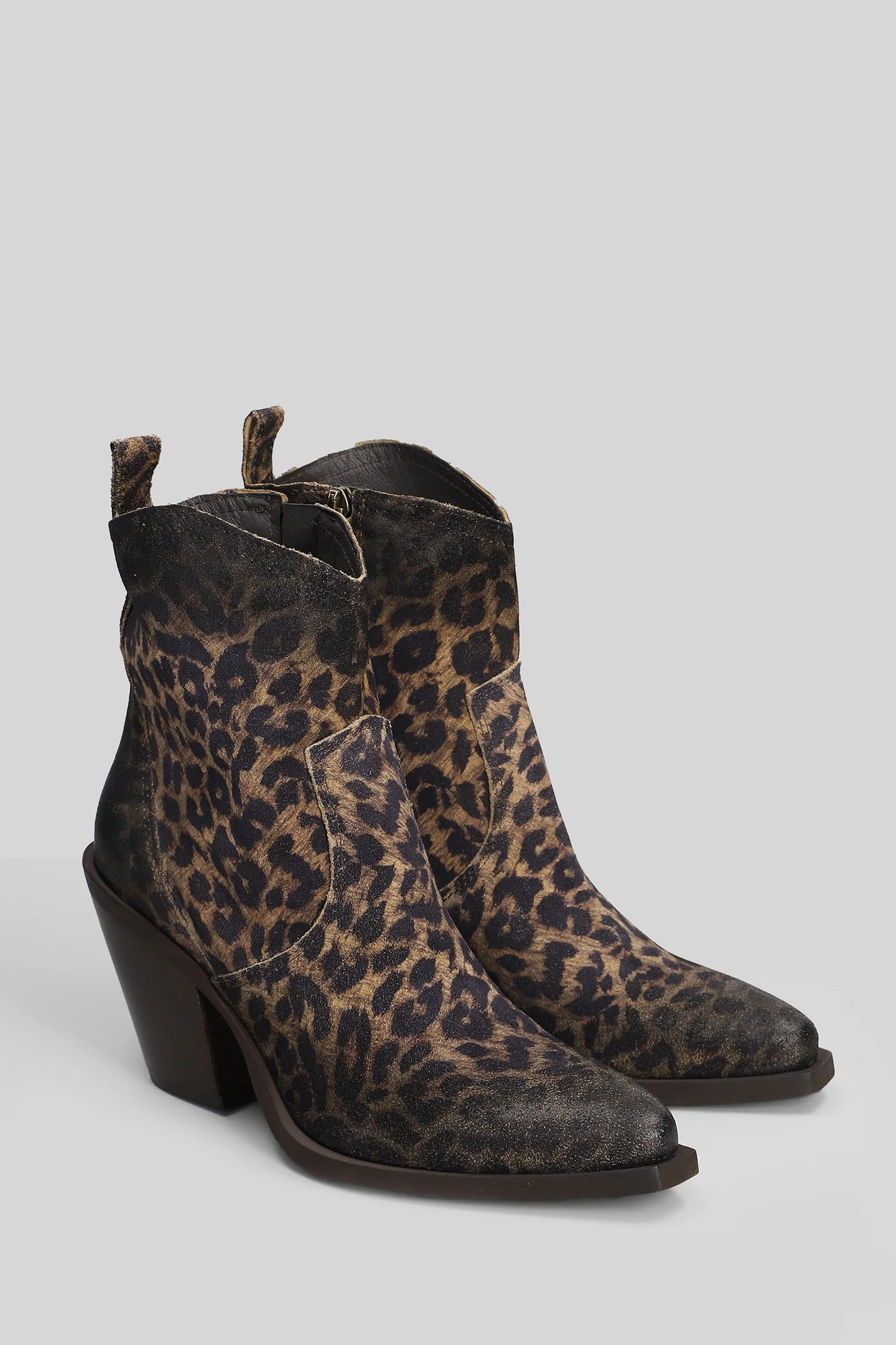 texan Ankle boots in Animalier suede - Image 2