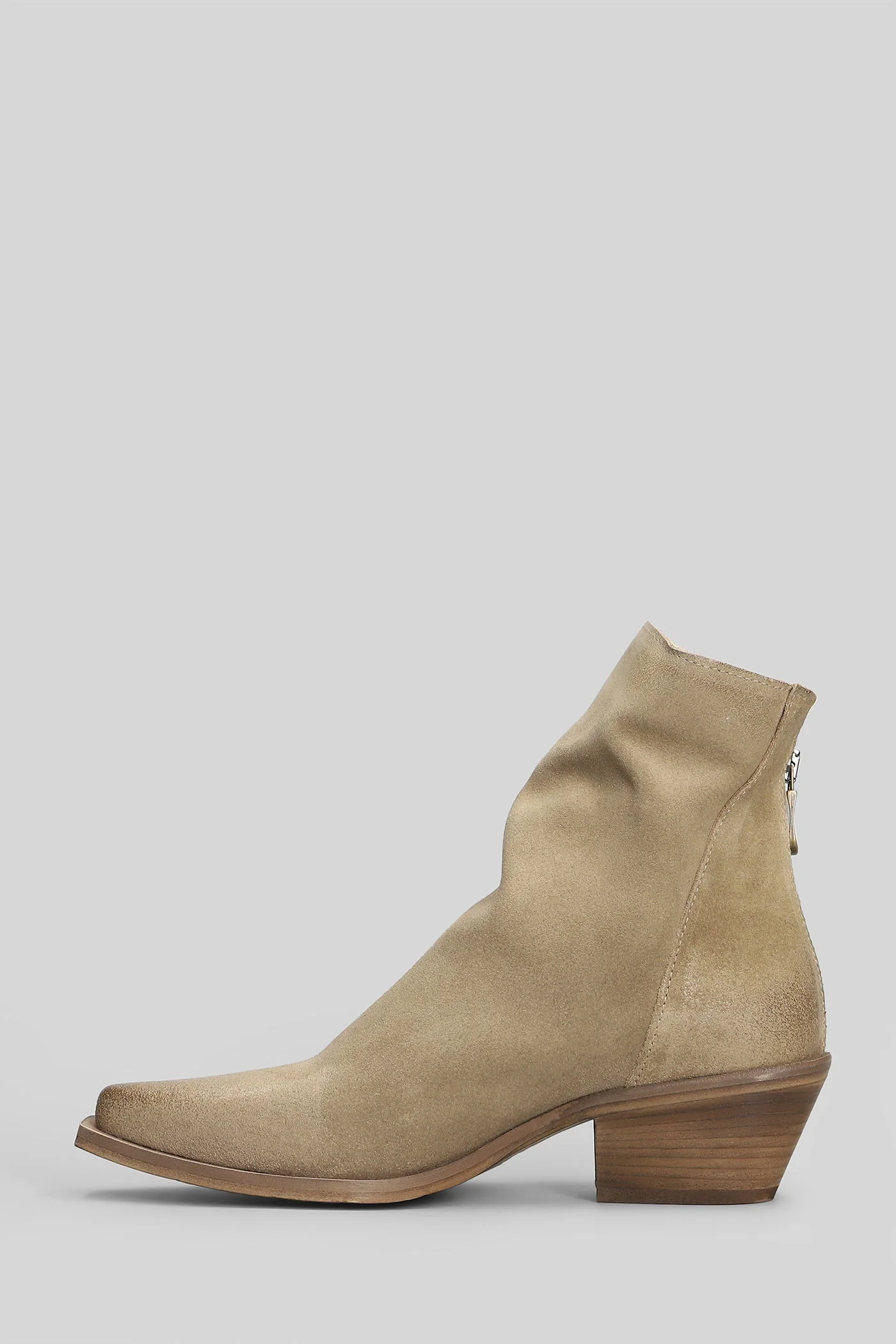 texan Ankle boots in beige suede - Image 3